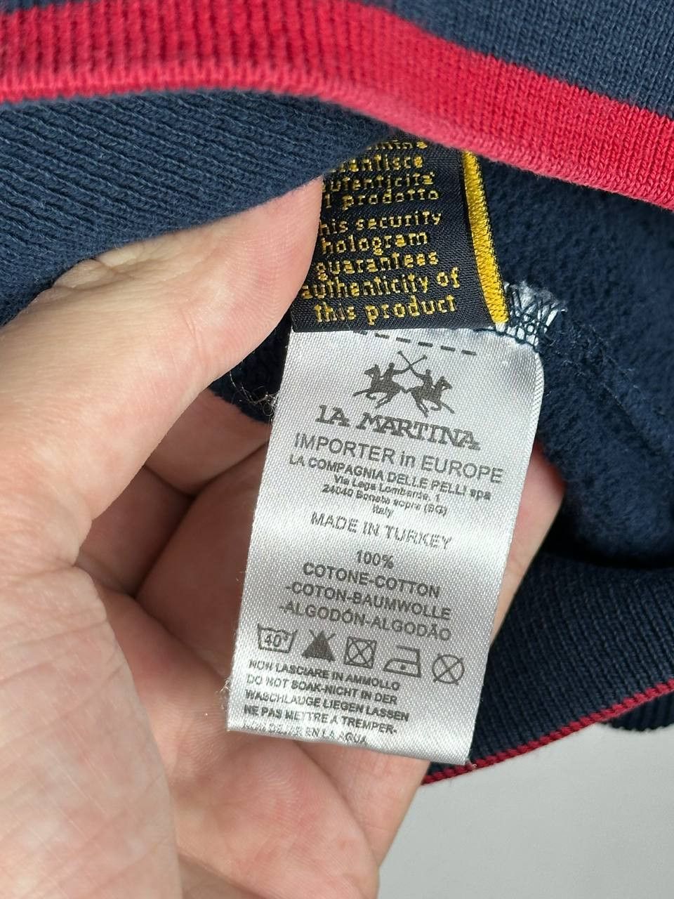 La Martina Vintage La Martina Polo Track Jacket Full Zip Sweater Size US M / EU 48-50 / 2 - 12 Thumbnail