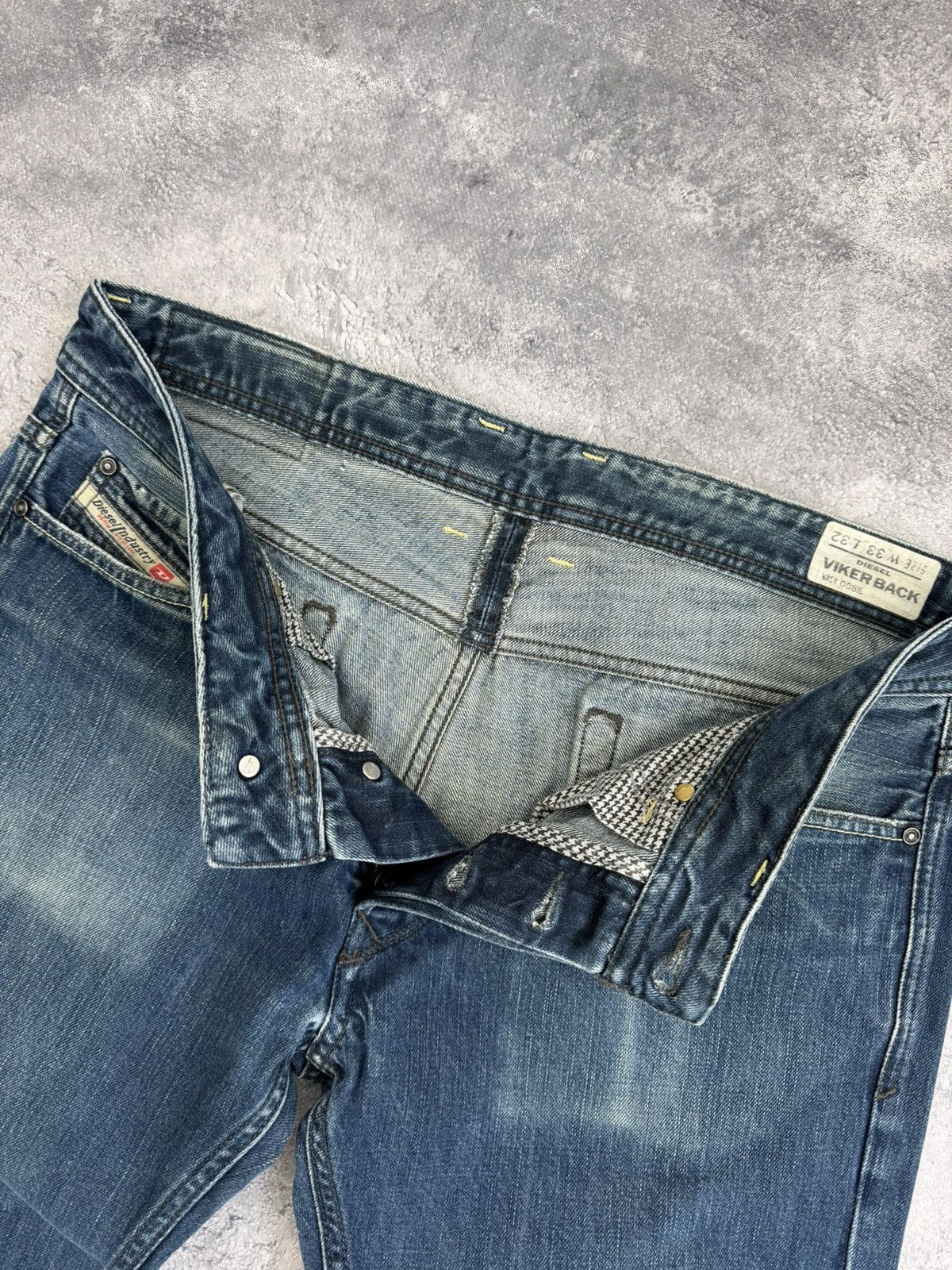 Diesel Vintage Diesel Jeans Flared Baggy Denim 90s Y2K Rare Size US 33 - 14 Thumbnail