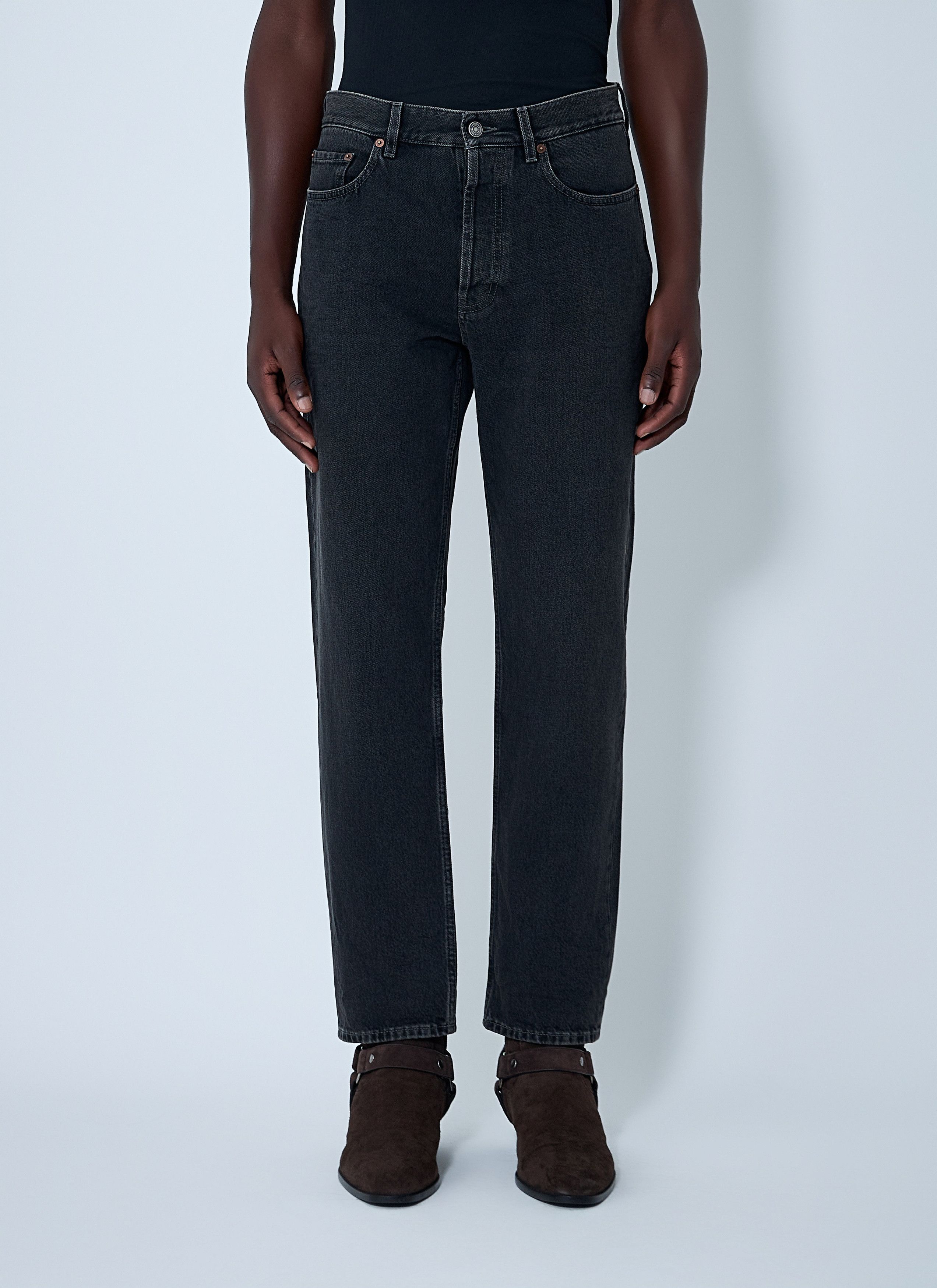 Saint Laurent Paris Straight-Leg Denim Jeans Size US 32 / EU 48 - 1 Thumbnail