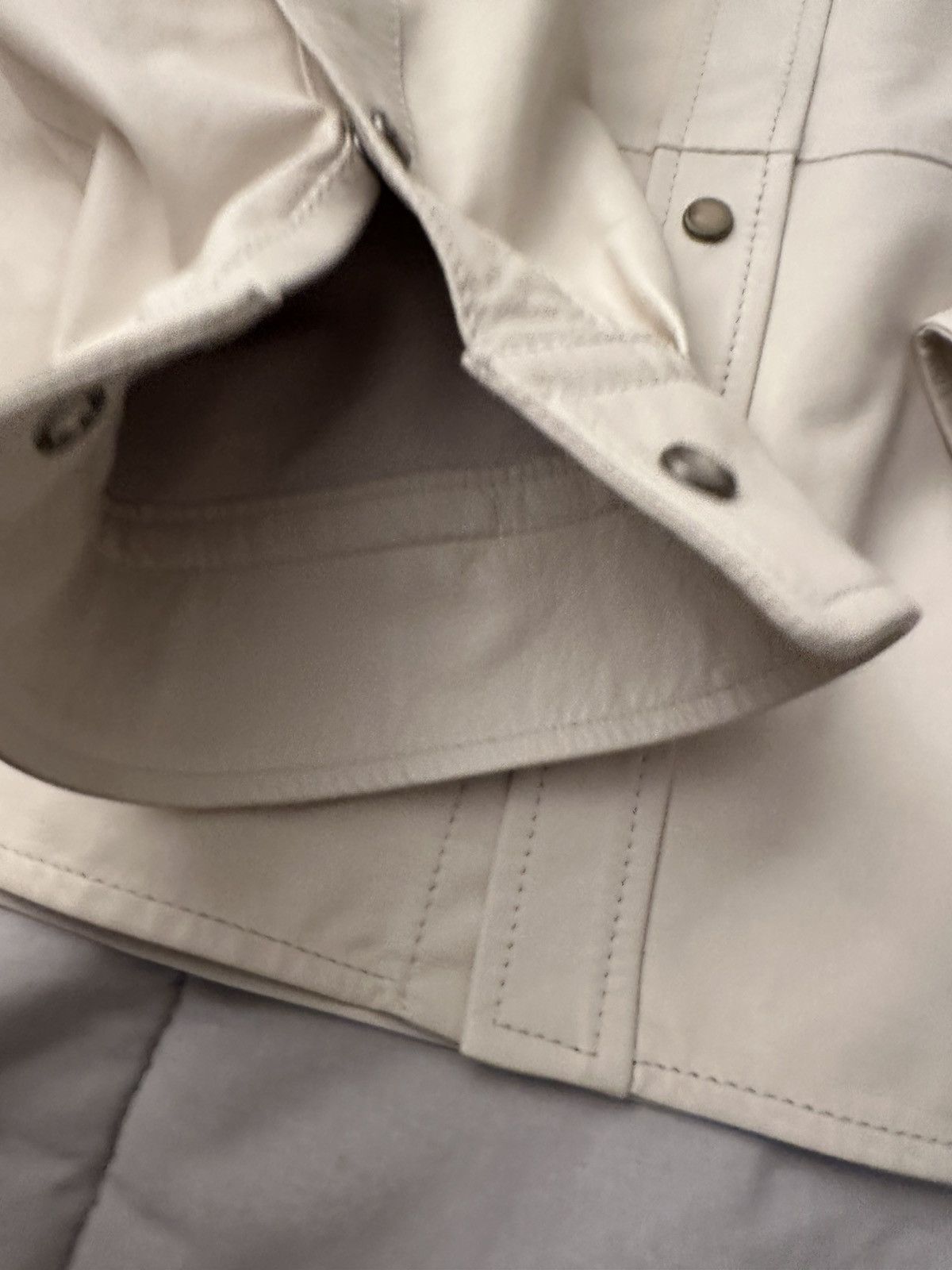Brunello Cucinelli Brunello Cucinelli Leather Overshirt Jacket – M Size US M / EU 48-50 / 2 - 4 Thumbnail