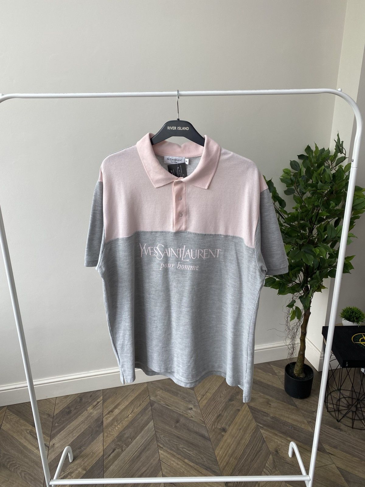 Designer × Vintage × Yves Saint Laurent Vintage YSL Yves Saint Laurent Luxury Polo T-shirt Size US XL / EU 56 / 4 - 3 Thumbnail