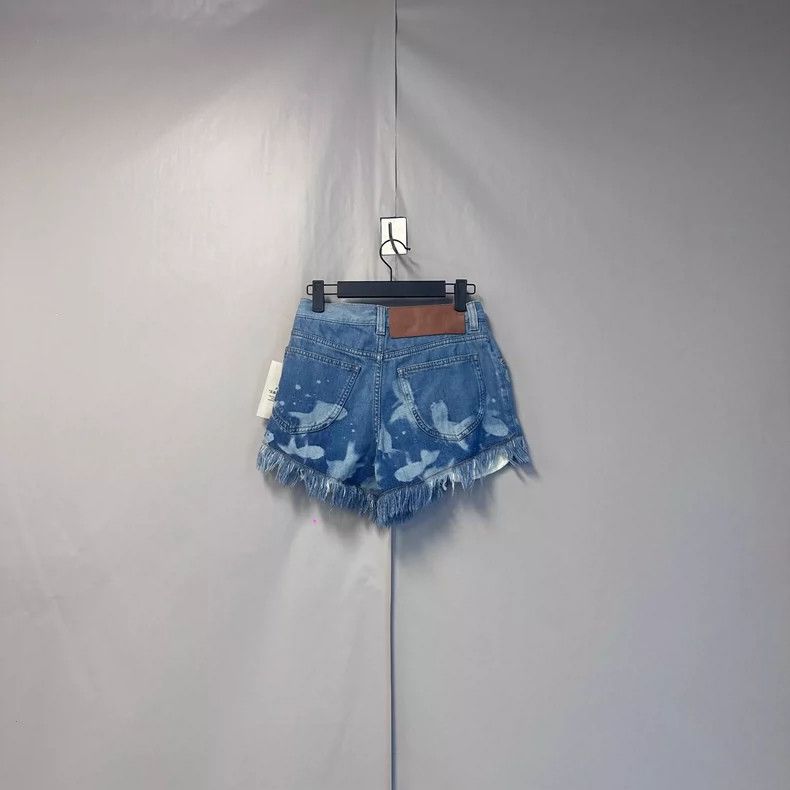 Loewe Loewe Blue short jeans Size 24" / US 00 / IT 34 - 2 Thumbnail