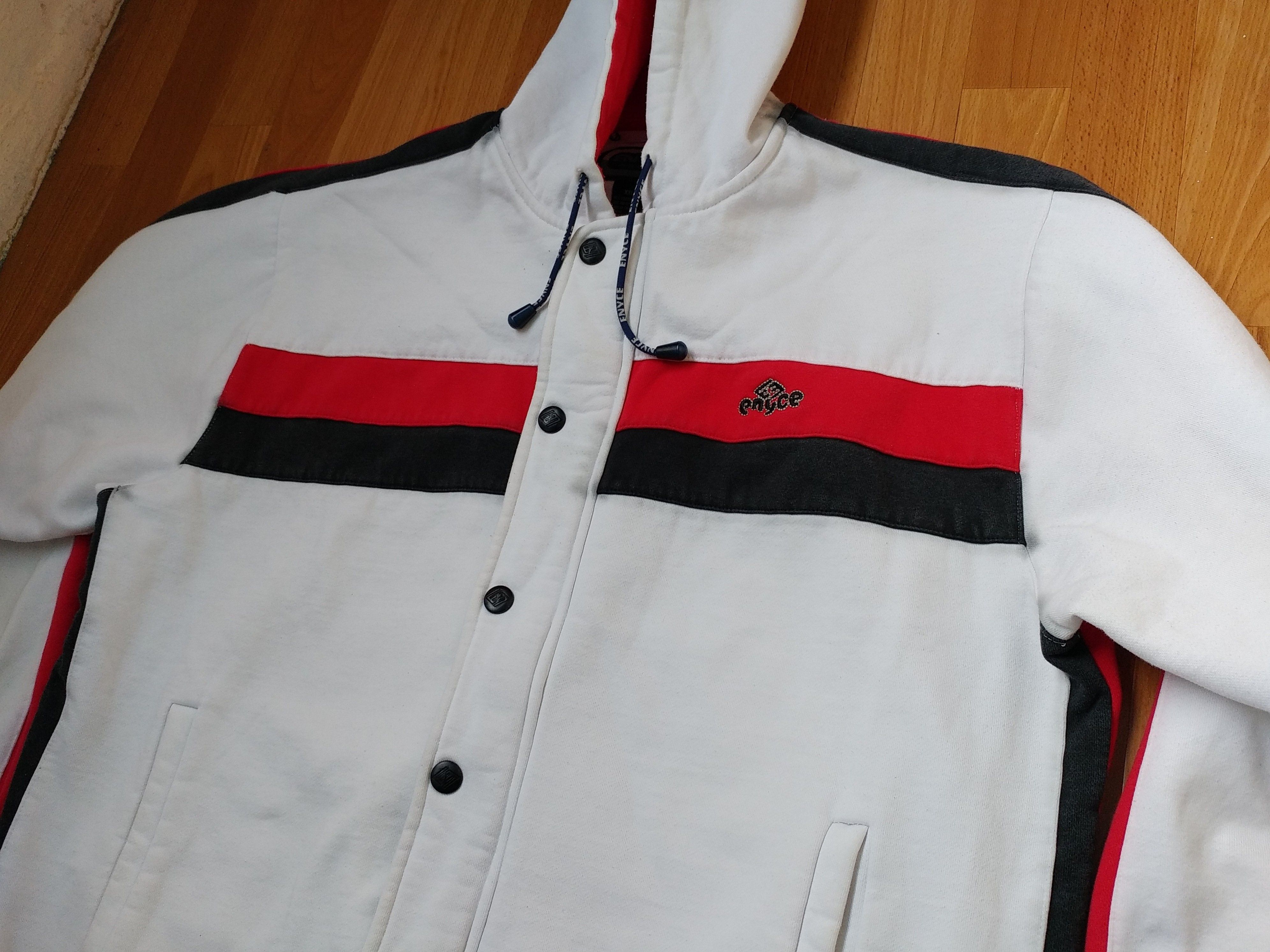 Enyce Enyce hoodie, white sweat shirt of vintage 90s hip-hop XXL Size US XXL / EU 58 / 5 - 5 Thumbnail