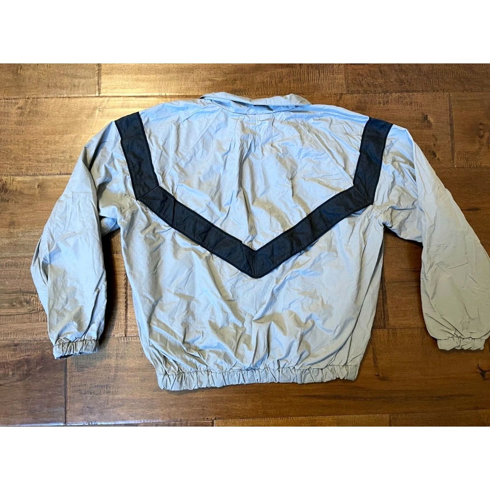 Vintage U.S. Army Skilcraft Windbreaker Jacket Gray Large L Mens Casual Full Zip Track Size US L / EU 52-54 / 3 - 3 Thumbnail