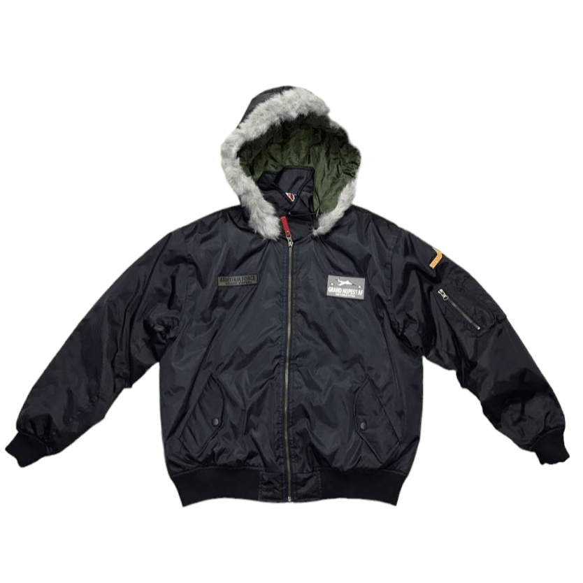 Japanese Brand Grand Hopes Jeans Bomber Jacket Size US M / EU 48-50 / 2 - 1 Thumbnail