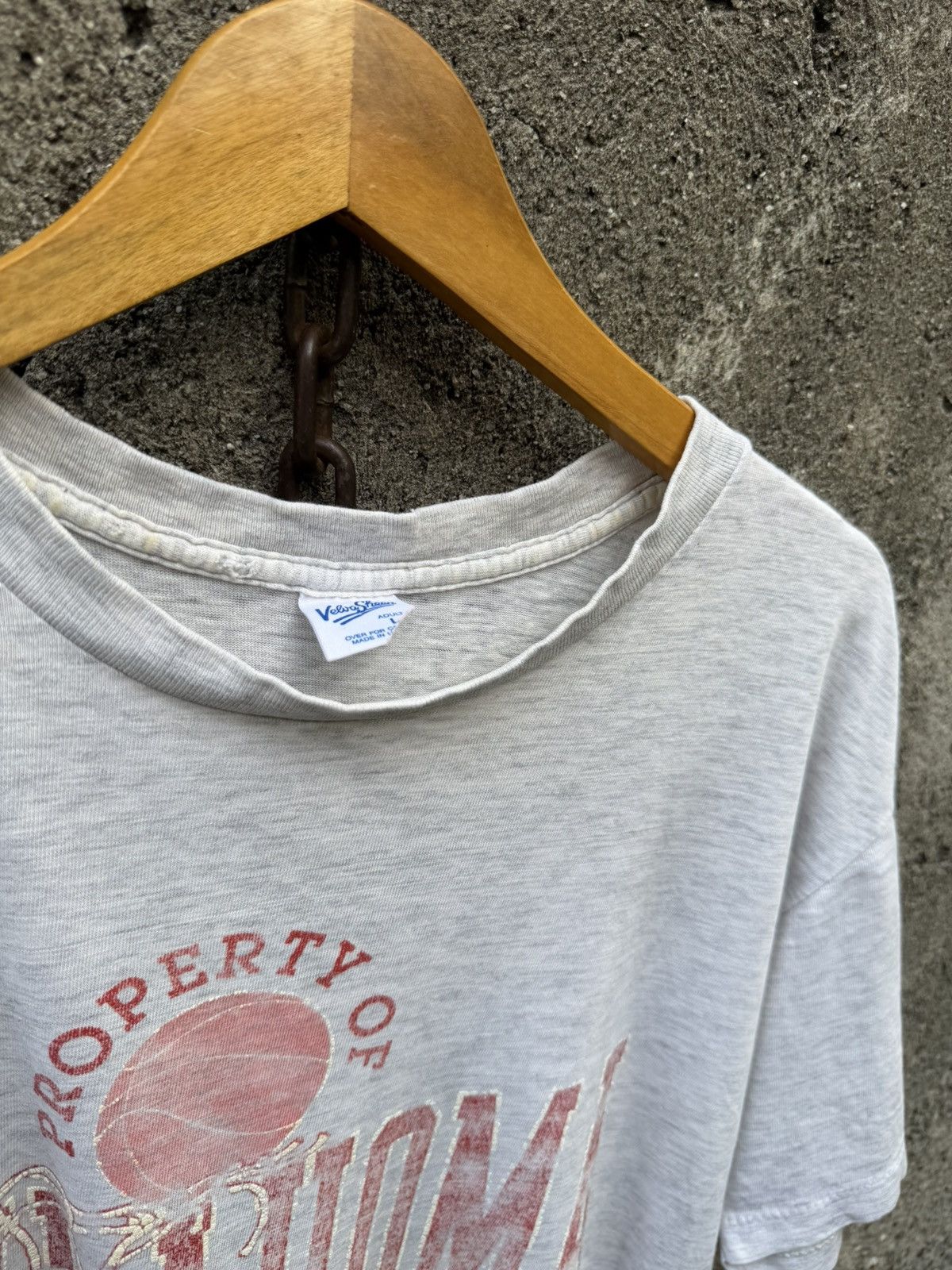 Vintage Trashed Oklahoma Sooners Faded Graphic Tee distressed erd Size US L / EU 52-54 / 3 - 4 Thumbnail