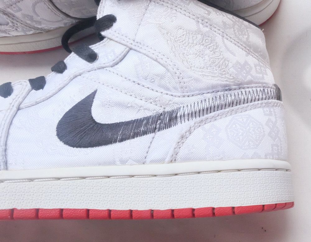 CLOT × Jordan Brand Nike Air Jordan 1 Mid x CLOT SE “Fearless” Edison Chen Size US 8 / EU 41 - 5 Thumbnail