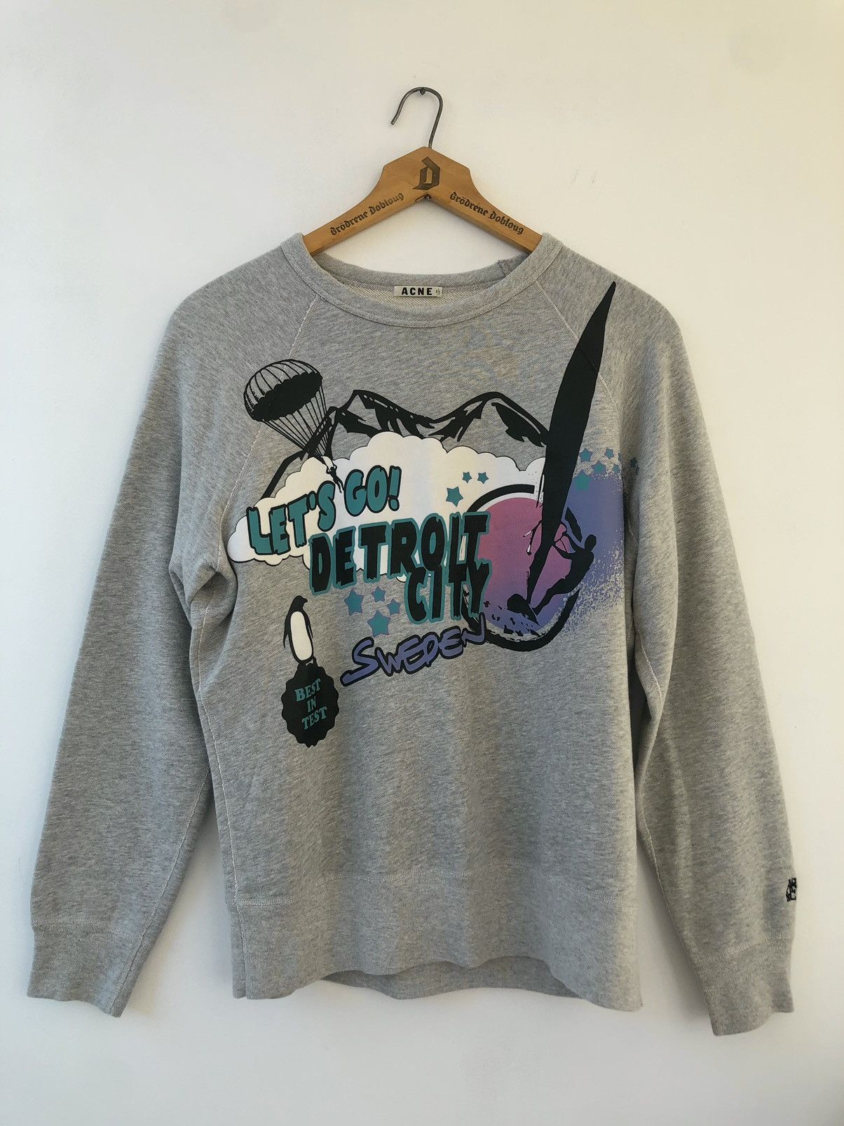 «College Detroit» SS13 crewneck sweatshirt