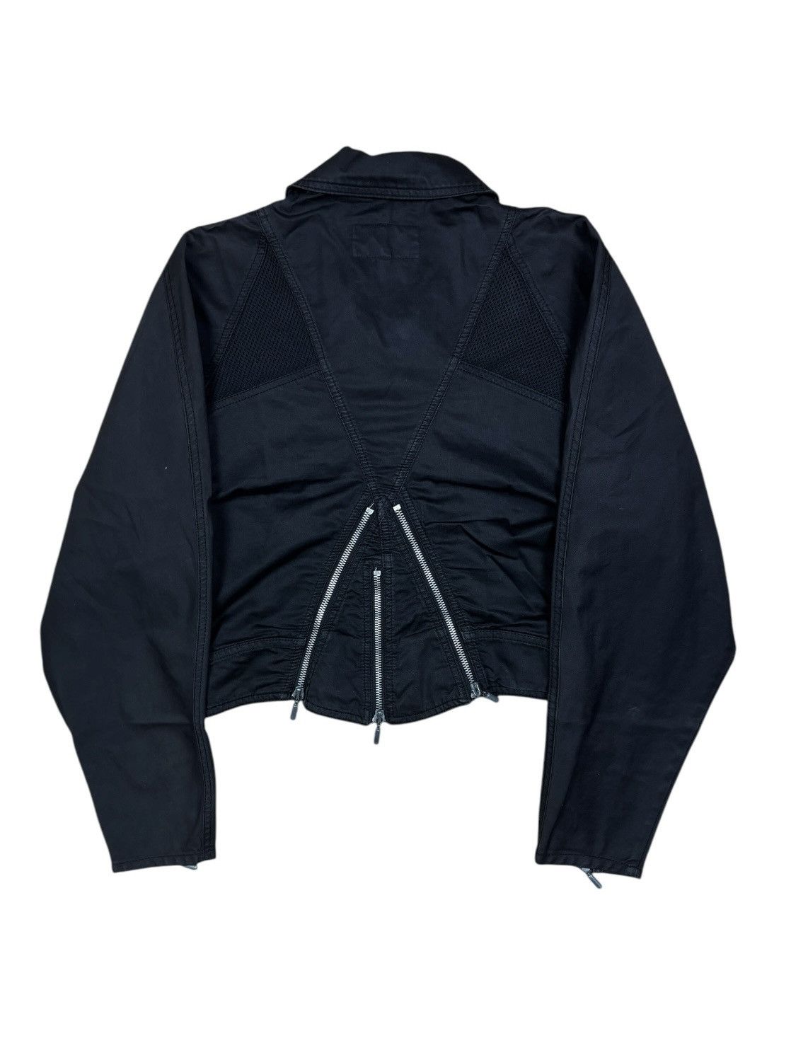 Armani Armani Cropped Multizip Jacket Size L / US 10 / IT 46 - 2 Thumbnail