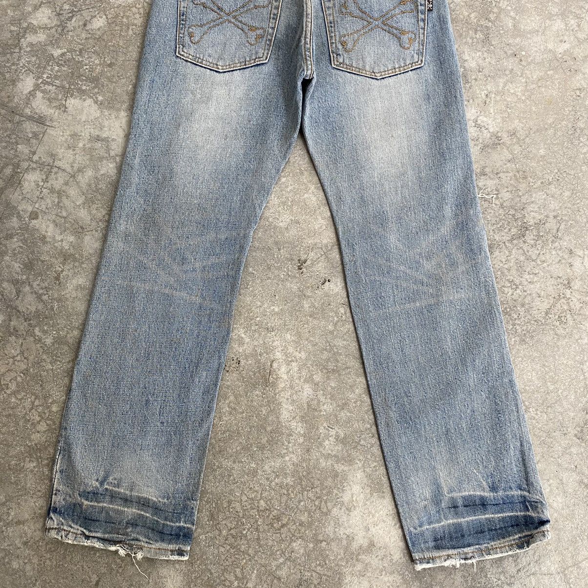 A.F.F.A. Vintage Lover’s Rock Japan Distressed Jeans Size US 30 / EU 46 - 15 Thumbnail