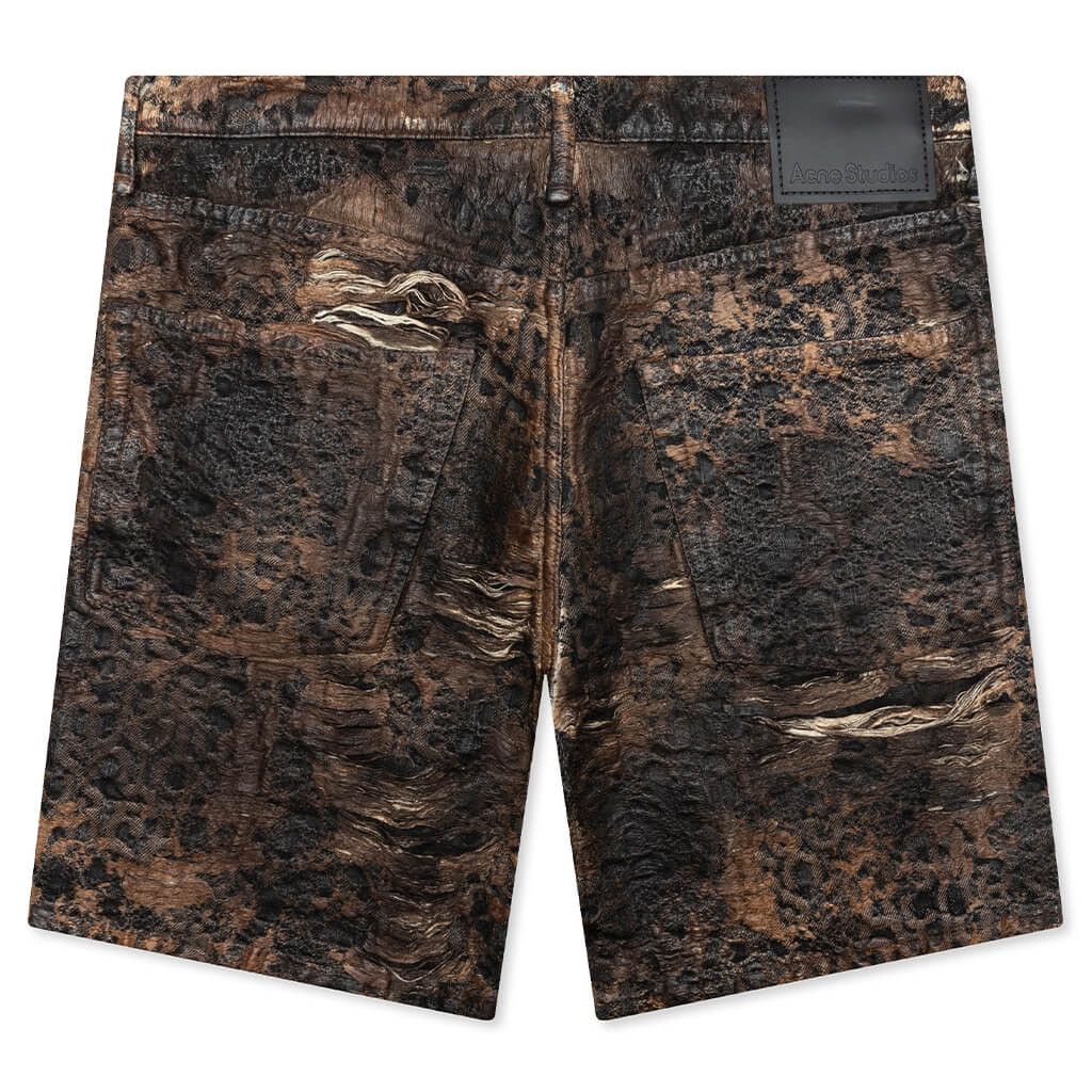 Acne Studios BNWT SS25 ACNE STUDIOS LOOSE FIT DENIM MONOGRAM SHORTS 46 Size US 30 / EU 46 - 13 Thumbnail
