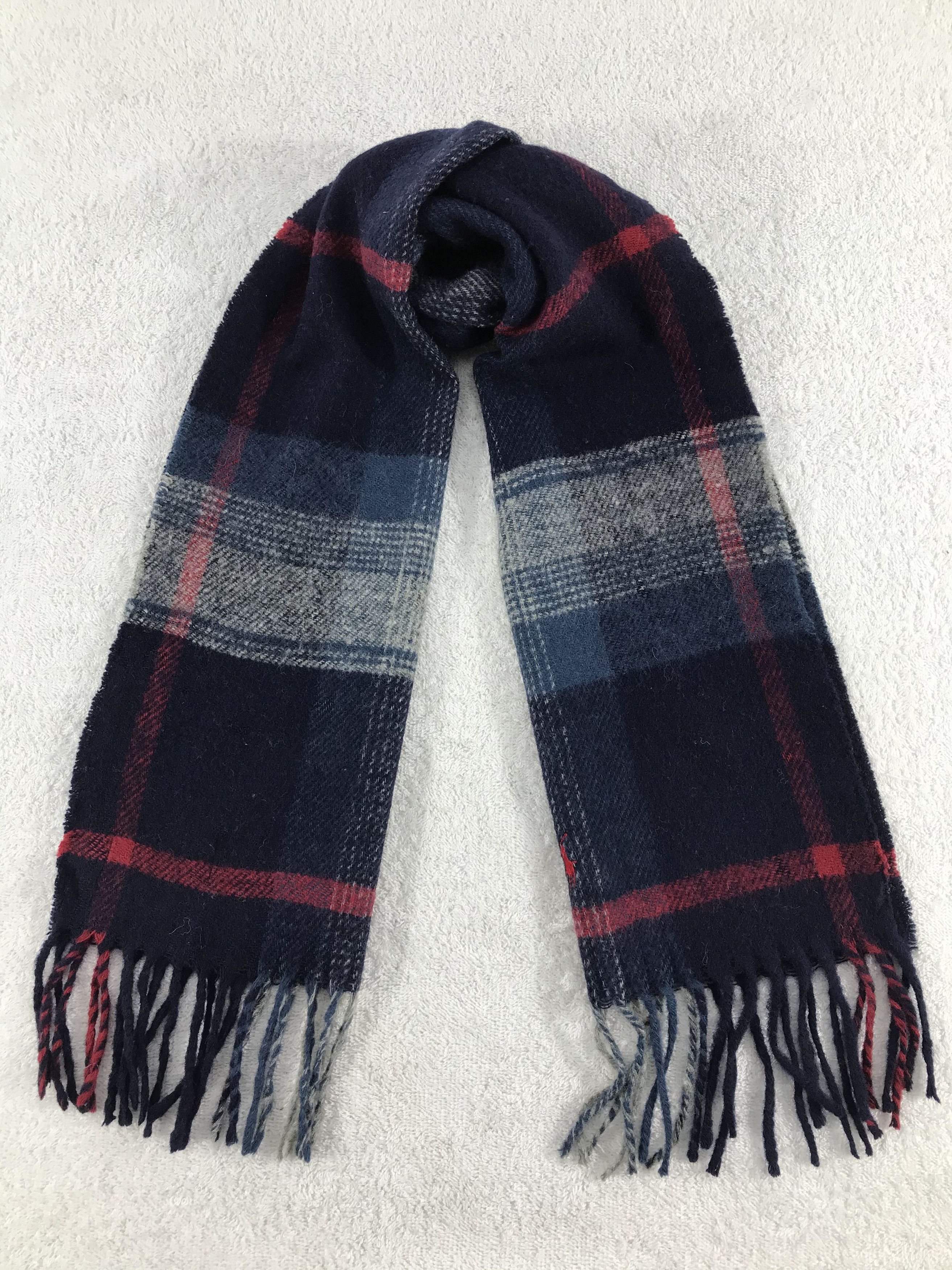 Polo Ralph Lauren × Vintage Polo Ralph Lauren Scarf / Muffler / Neckwear - WW1374 Size ONE SIZE - 1 Thumbnail
