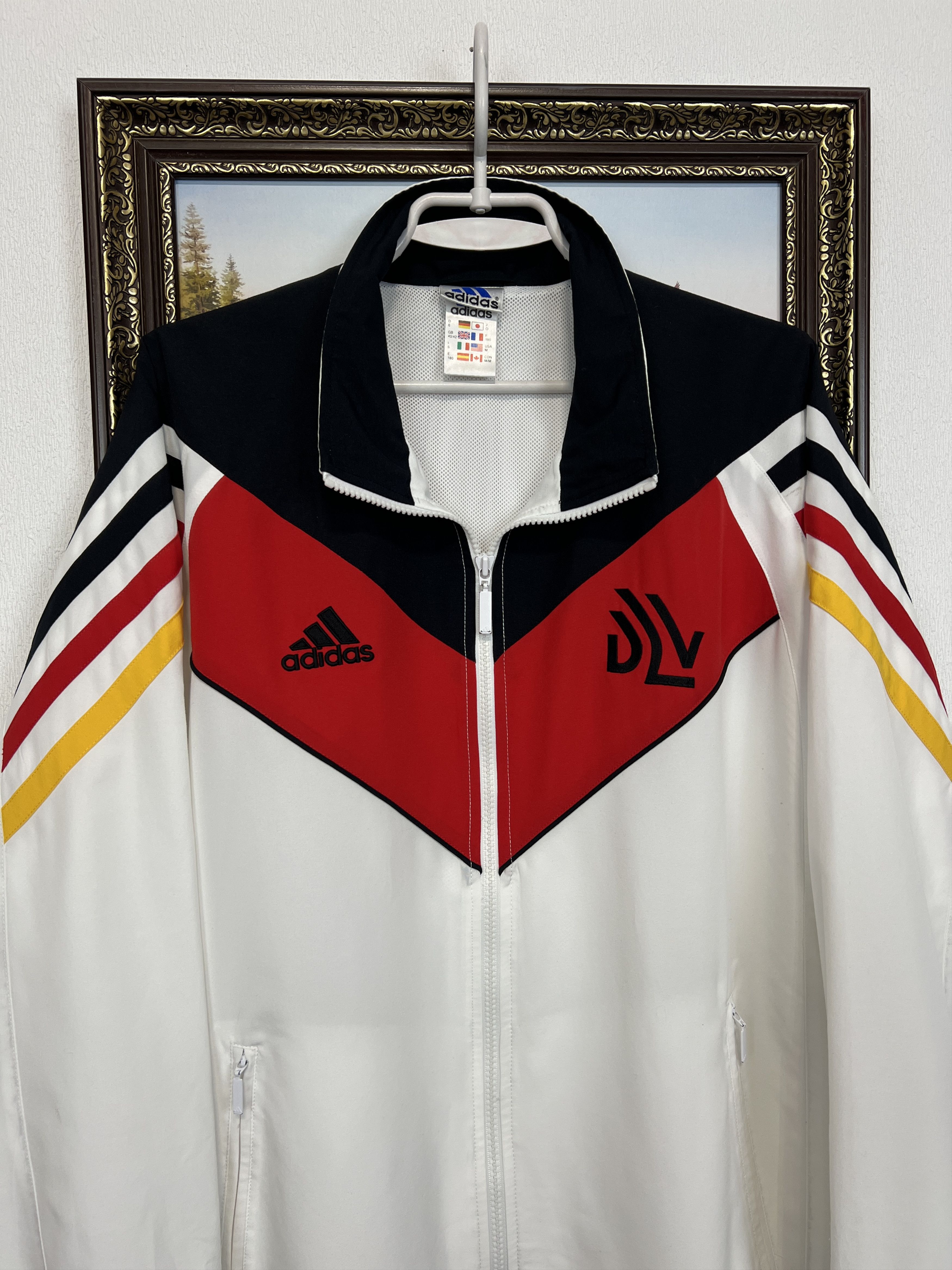 Adidas Vintage Adidas Germany Olympics Nagano Jacket Track Top Rare Size US M / EU 48-50 / 2 - 2 Thumbnail