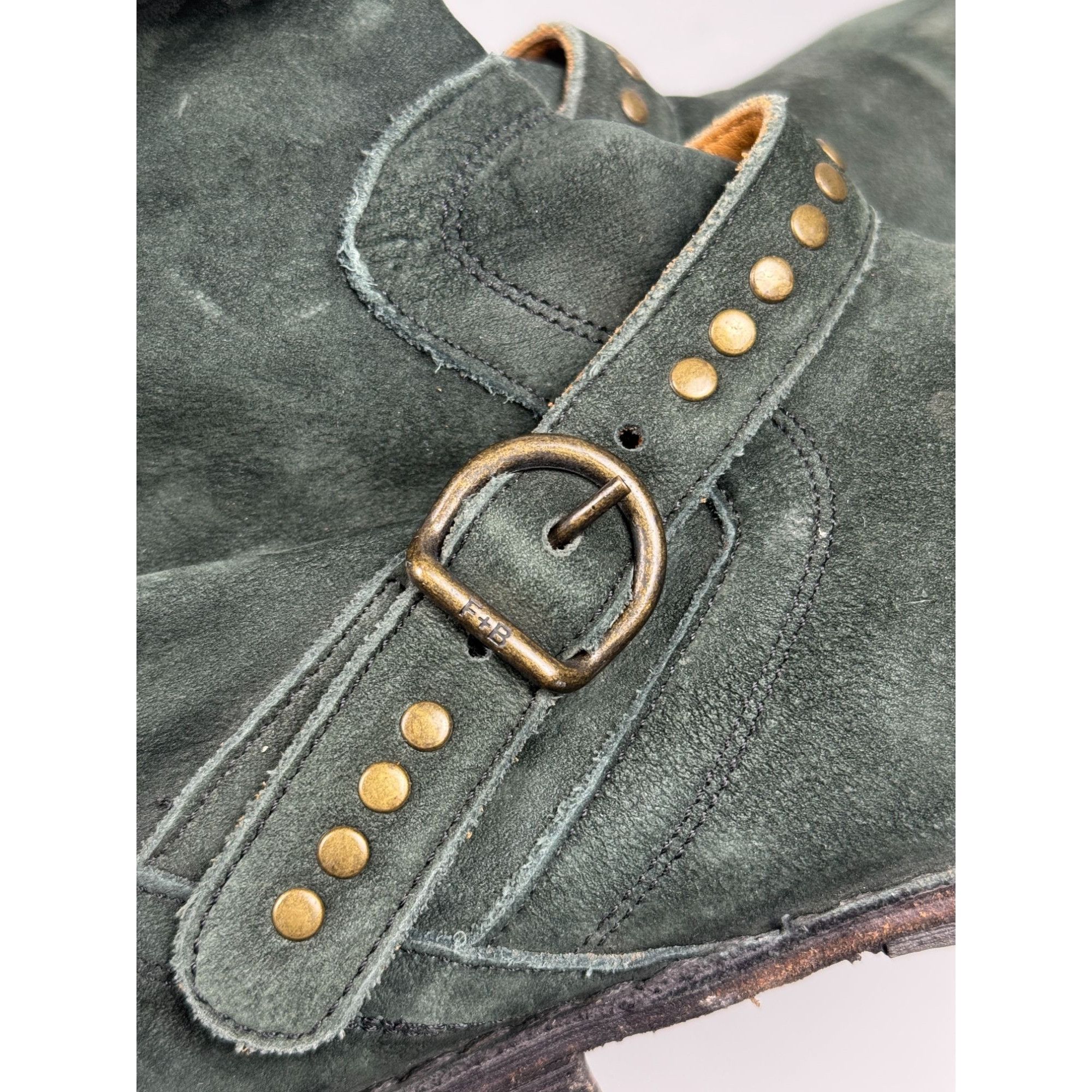 Fiorentini + Baker Florentini + Baker Distressed Suede Ankle Boots (Y1175) Size US 6.5 / EU 39-40 - 8 Thumbnail