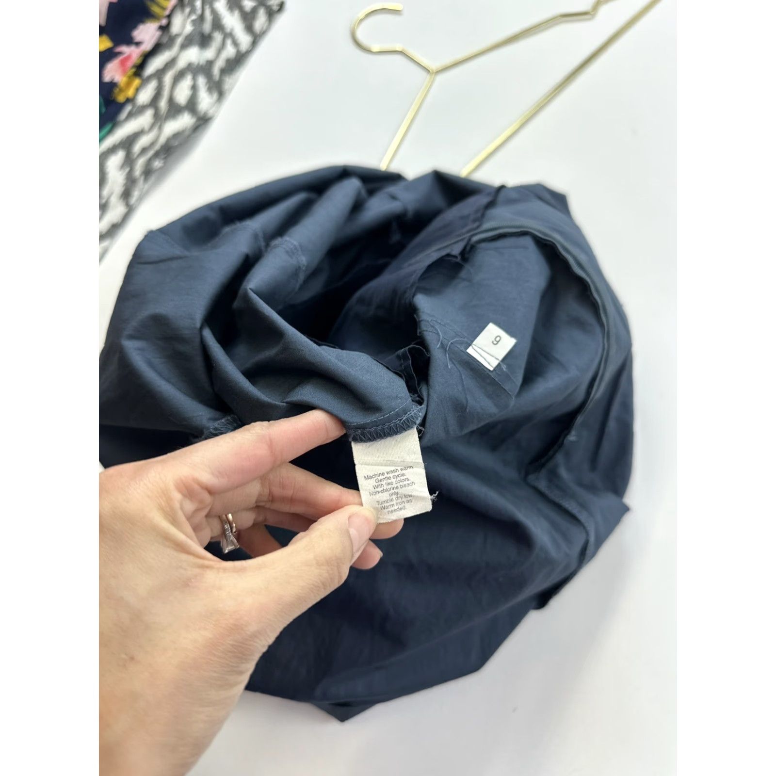 J.Crew J.Crew Dress Women’s M Blue Twill Sheath Dress Sleeveless Crew Neck Pockets Knit Knee Length Solid Colorful Modern Style Mens? No, Women. Size M / US 6-8 / IT 42-44 - 4 Thumbnail