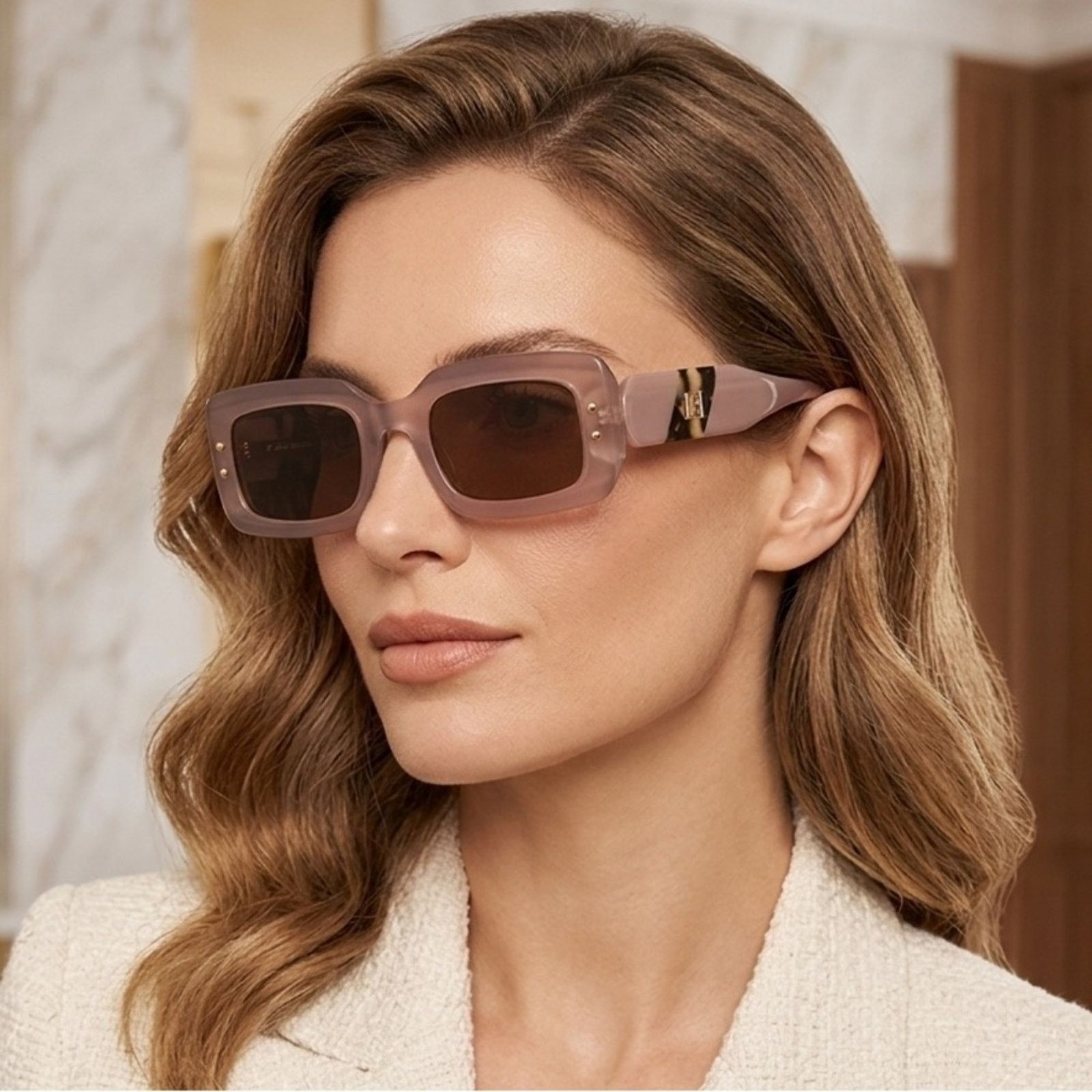 Carolina Herrera New, CAROLINA HERRERA Sunglasses HER0187/S L9370 Authentic Size ONE SIZE - 2 Thumbnail