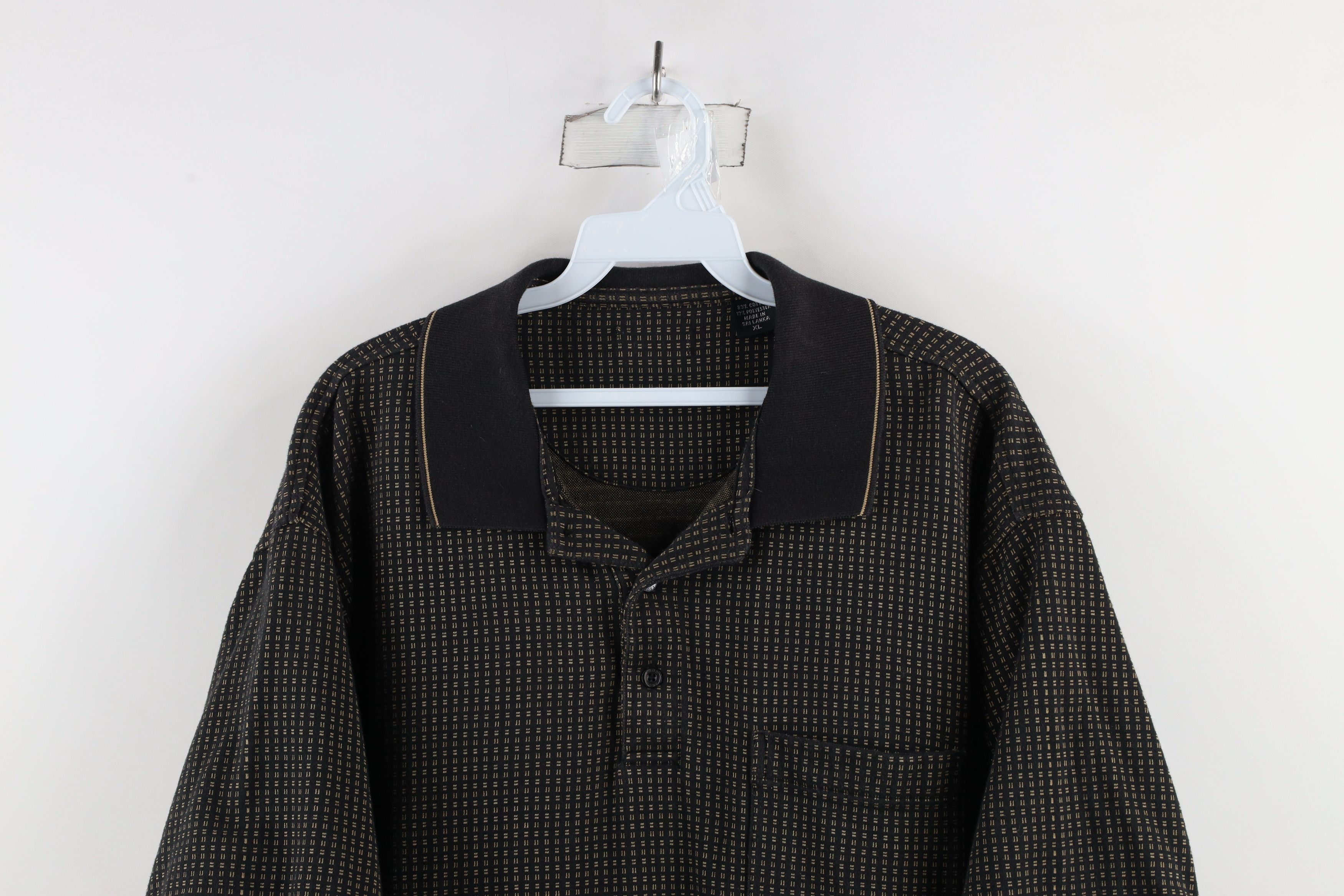 Vintage Vintage 90s Streetwear Geometric Collared Golf Polo Shirt Size US XL / EU 56 / 4 - 2 Thumbnail