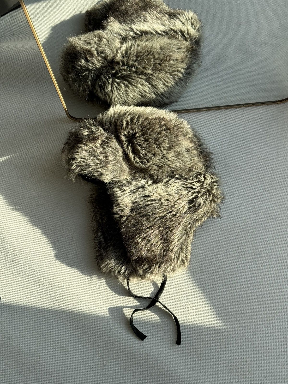 Japanese Brand Vintage fuzzy mohair japanese ushanka hat avant garde Size ONE SIZE - 1 Thumbnail