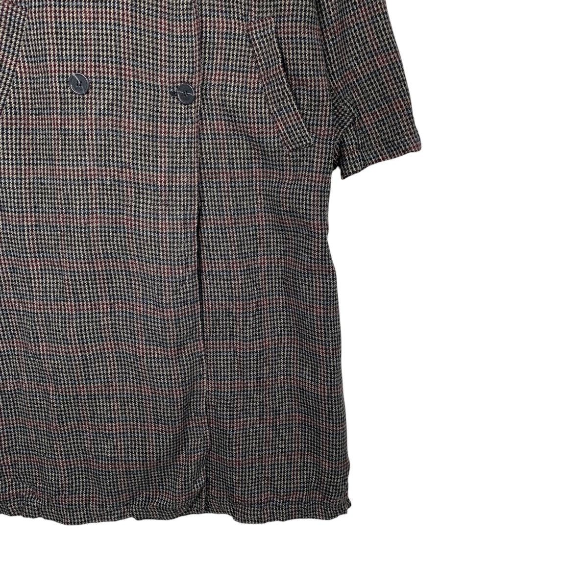 Japanese Brand Japanese Brand Begum Houndstooth Double Breasted Style Coat Size L / US 10 / IT 46 - 5 Thumbnail