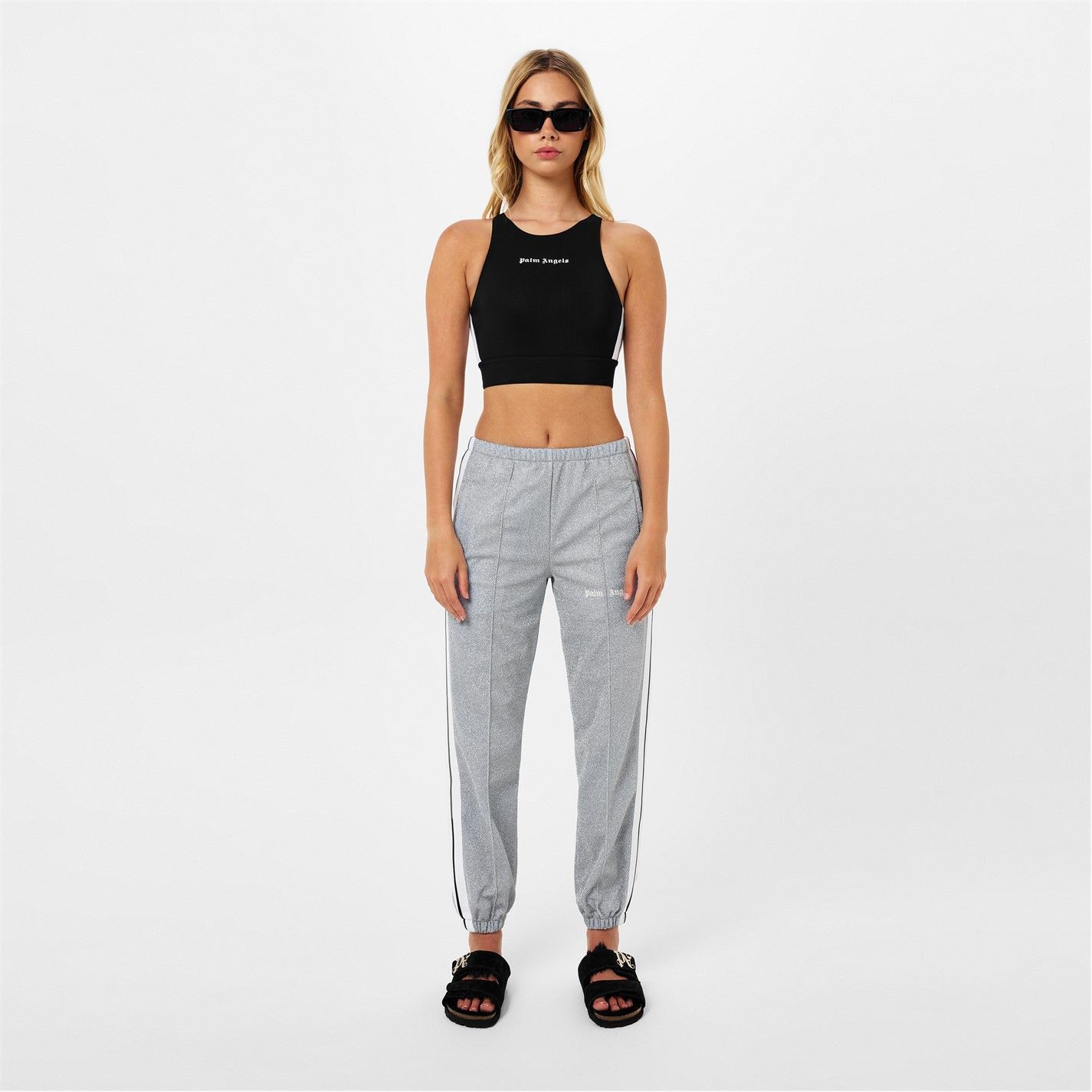 Palm Angels o1g2r1mq0325 Crop Top in Black Size M / US 6-8 / IT 42-44 - 6 Thumbnail