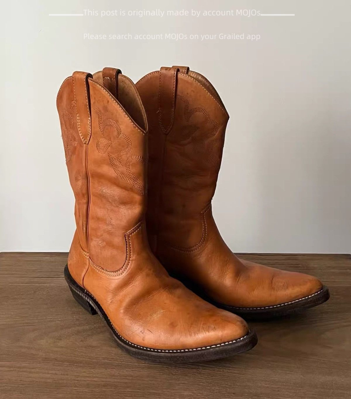 Number (N)ine Number Nine Cowboy Boots | Grailed