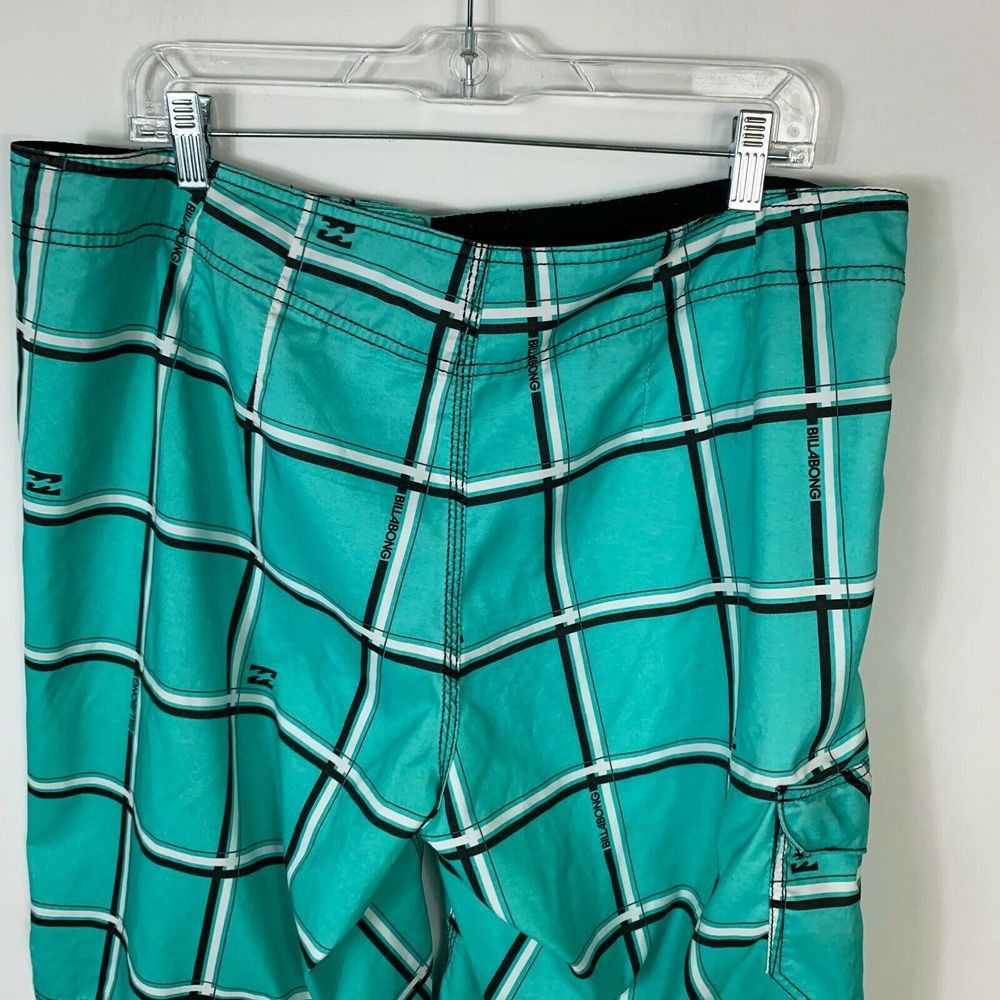 Billabong Billabong Mens 38 Board Surf Swim Shorts Trunks Blue Plaid Size US 38 / EU 54 - 12 Thumbnail