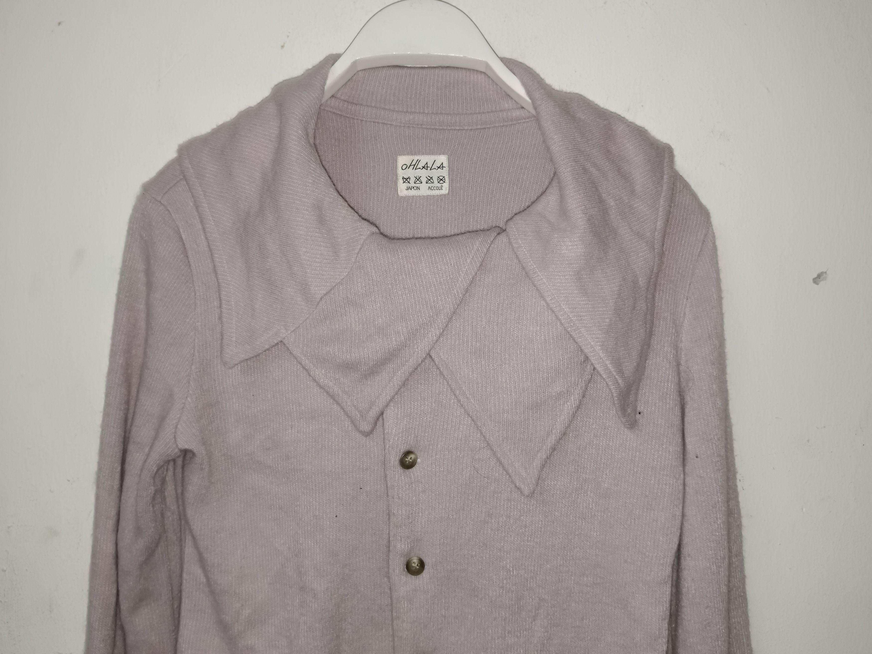 Vintage Japanese Y2K Goctic Punk Ohlala Japon Accole Collar Sweater Size US M / EU 48-50 / 2 - 3 Thumbnail