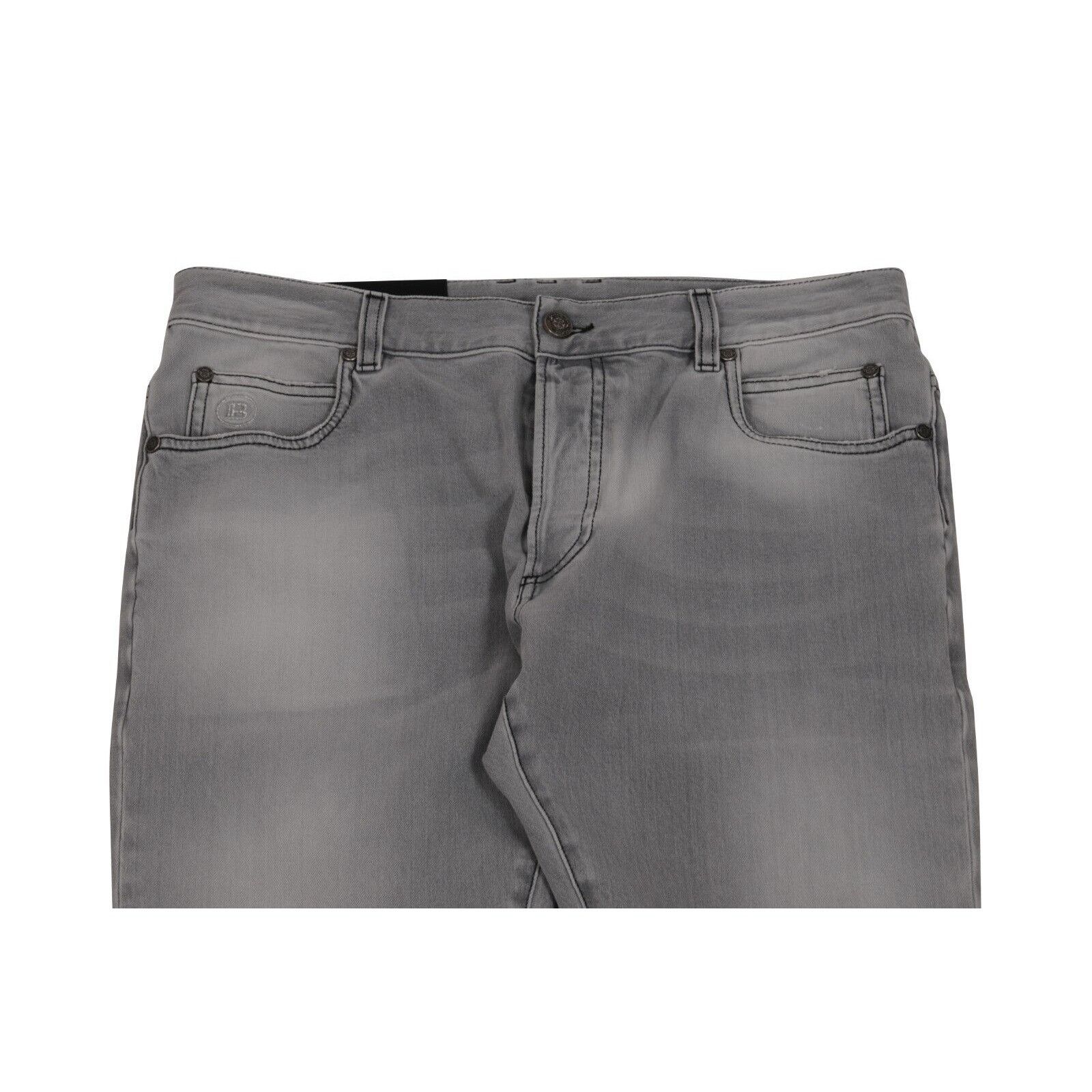 Balmain Slim Jeans Light Wash Gray Denim Size US 34 / EU 50 - 5 Thumbnail