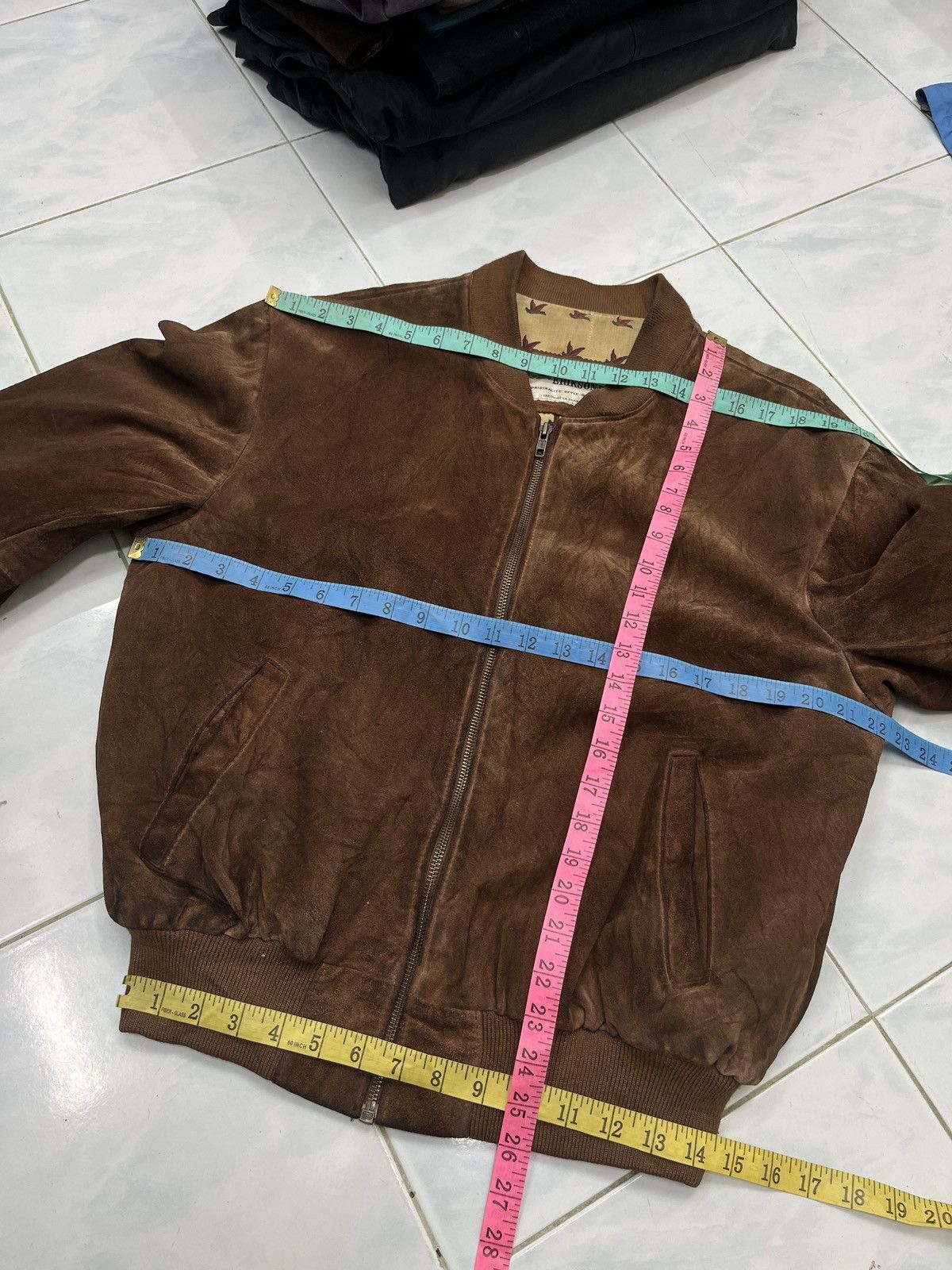 Vintage 🔥🔥🔥STEALS VINTAGE LES GAULOIS POUR ERIKSONS LEATHER JACKET Size US M / EU 48-50 / 2 - 24 Thumbnail