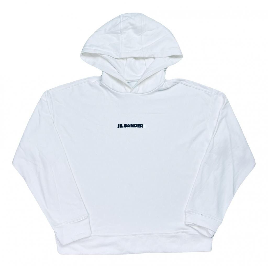 image of Jil Sander Hoodie With Logo Size S in White, Women's