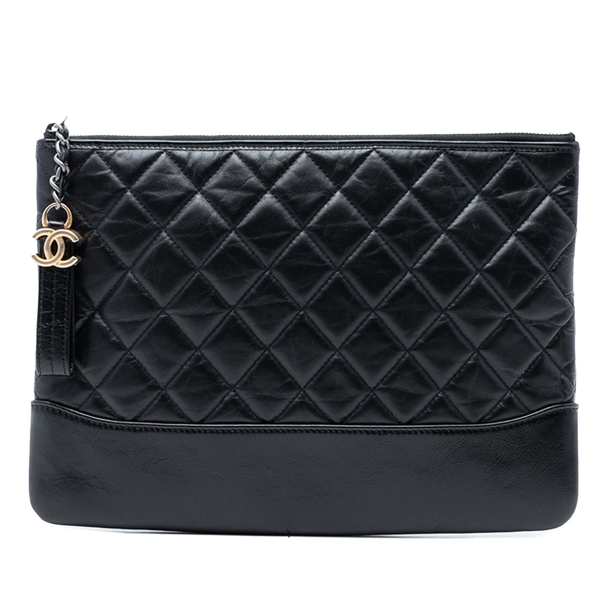Chanel Medium Aged Calfskin Gabrielle O Case Clutch Size ONE SIZE - 1 Thumbnail