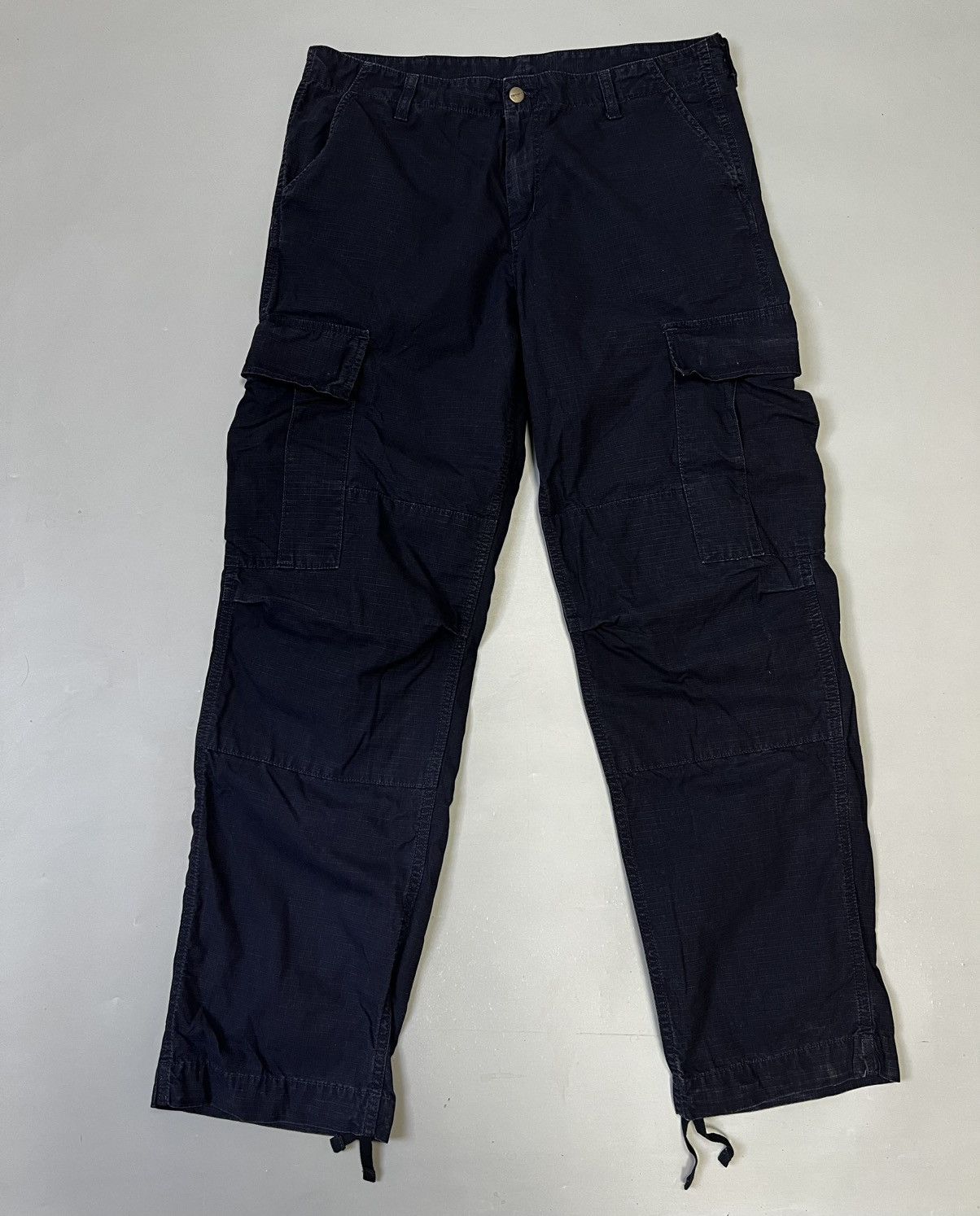 Carhartt Vintage Carhartt Cargo Pants Y2K Navy 36x32 Size US 36 / EU 52 - 2 Thumbnail
