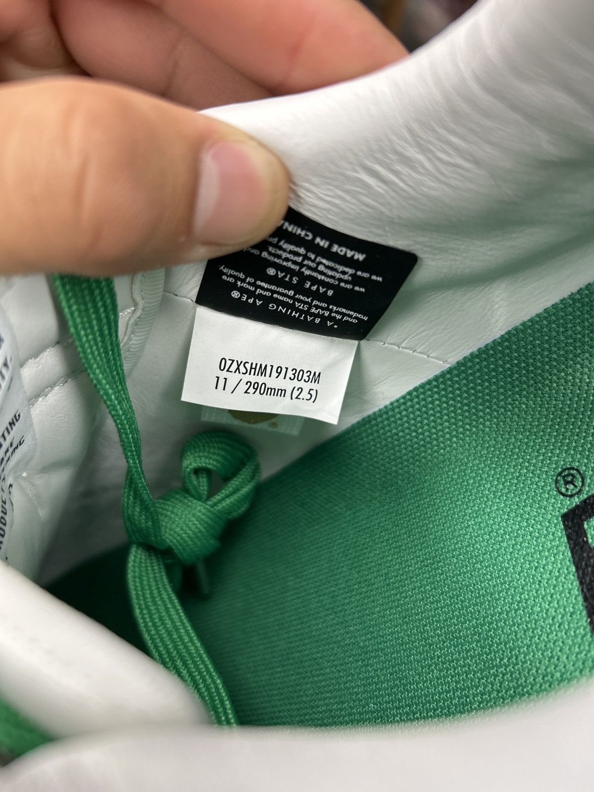 Bape BAPESTA #3 M2 Size US 11 / EU 44 - 7 Thumbnail