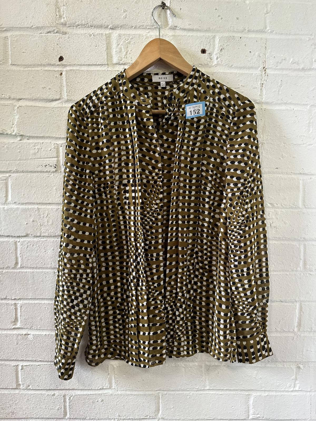 Unknown London Women's Long Sleeve Polka Dot Blouse Size XS / US 0-2 / IT 36-38 - 1 Thumbnail