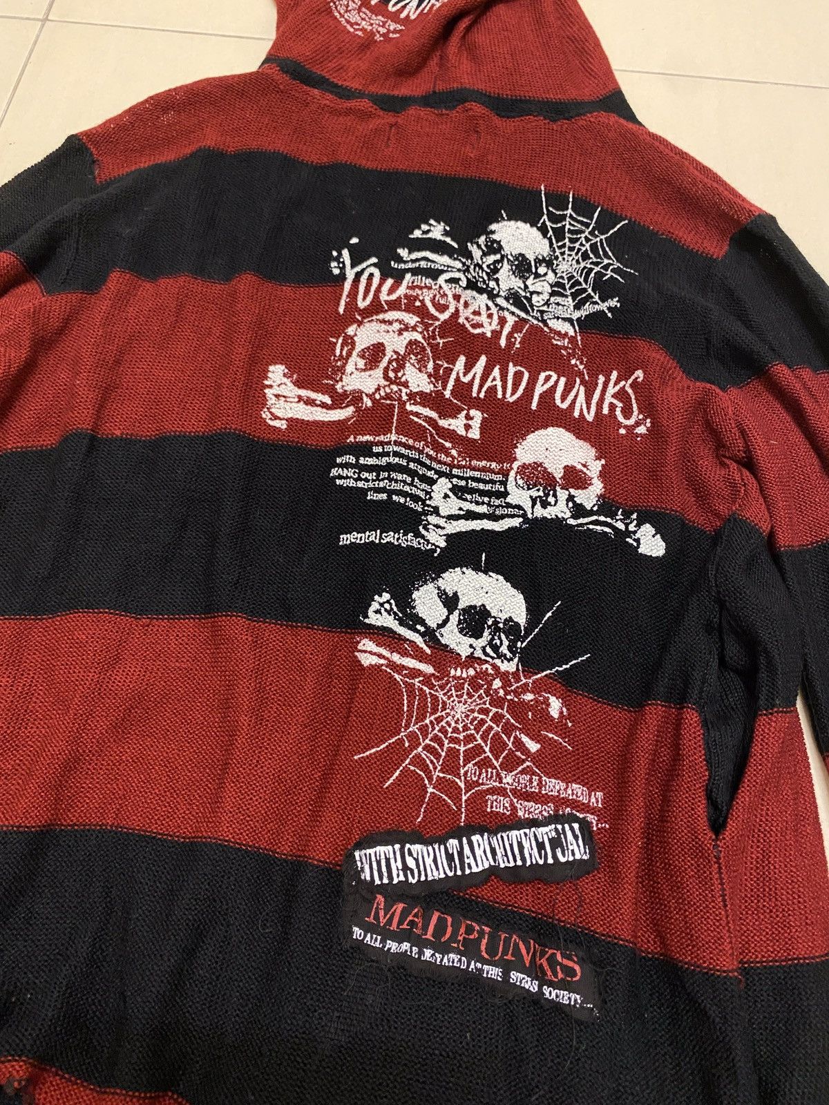 Japanese Brand 🔥QUICK SALE🔥 Mad Punks Mad Girl Cardigan Hoodie Sweater Size S / US 4 / IT 40 - 9 Thumbnail