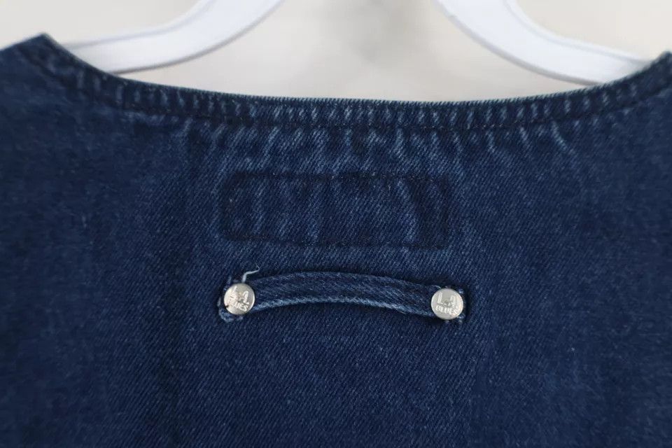 Vintage Vintage 90s Streetwear Denim Jean Vest Jacket Blue Size 3XL / US 20-22 - 11 Thumbnail