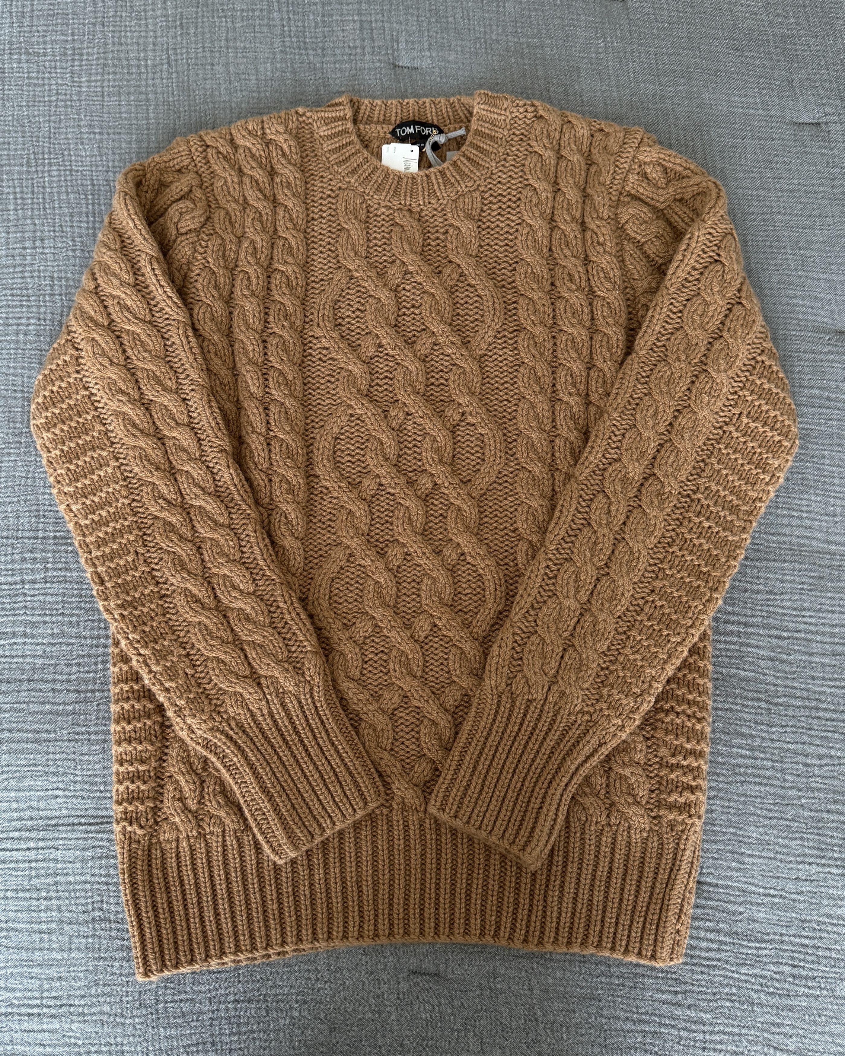 Tom Ford TOM FORD Cashmere Cable Knit Sweater Size US XL / EU 56 / 4 - 1 Thumbnail