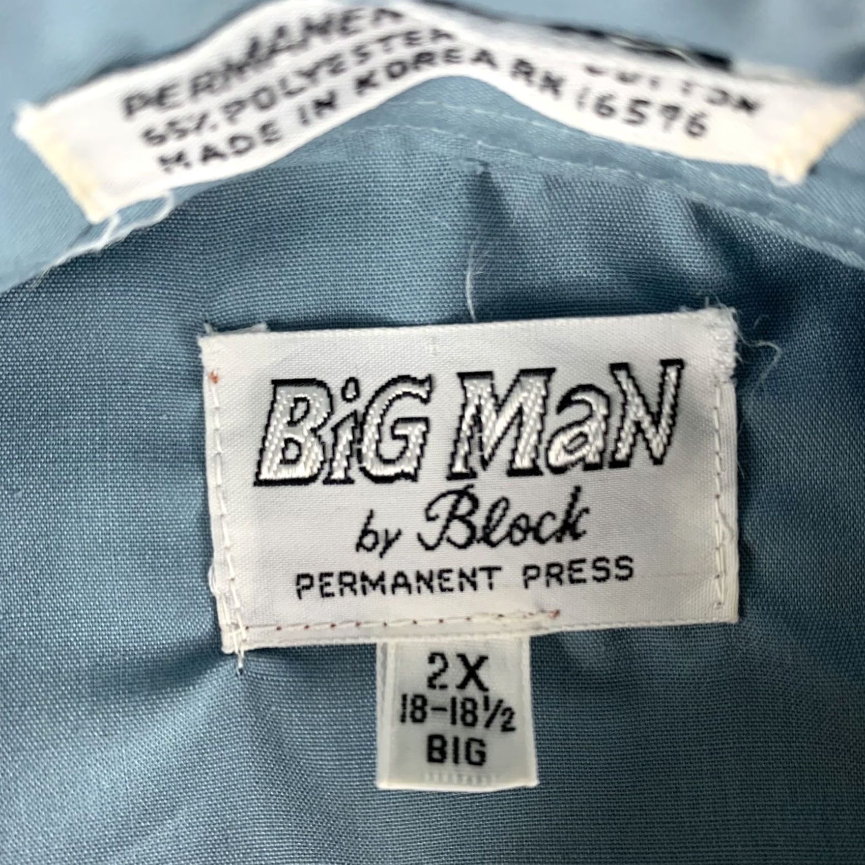 Vintage VINTAGE BIG MAN BY BLOCK WESTERN SHIRT MENS 2XL BLUE FLORAL BUTTON SNAP SHIRT Mens Size US XXL / EU 58 / 5 - 2 Thumbnail