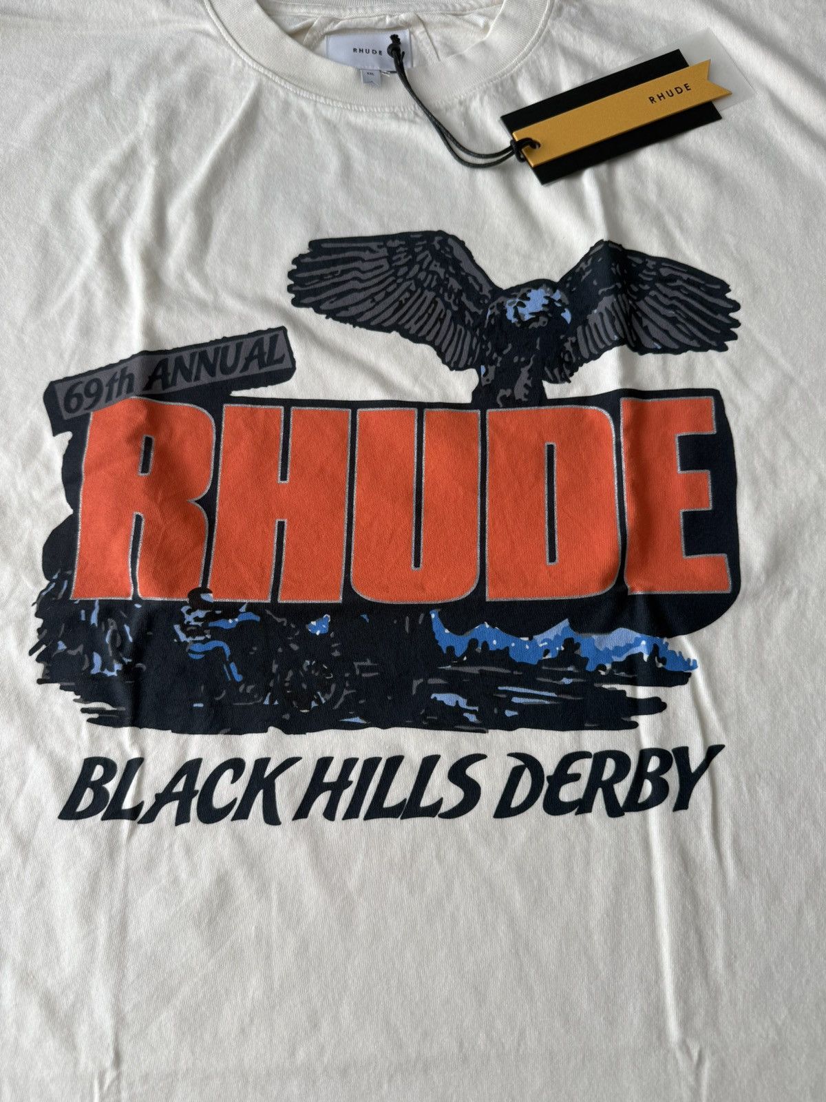 Rhude Rhude Tshirt Size US XXL / EU 58 / 5 - 2 Thumbnail