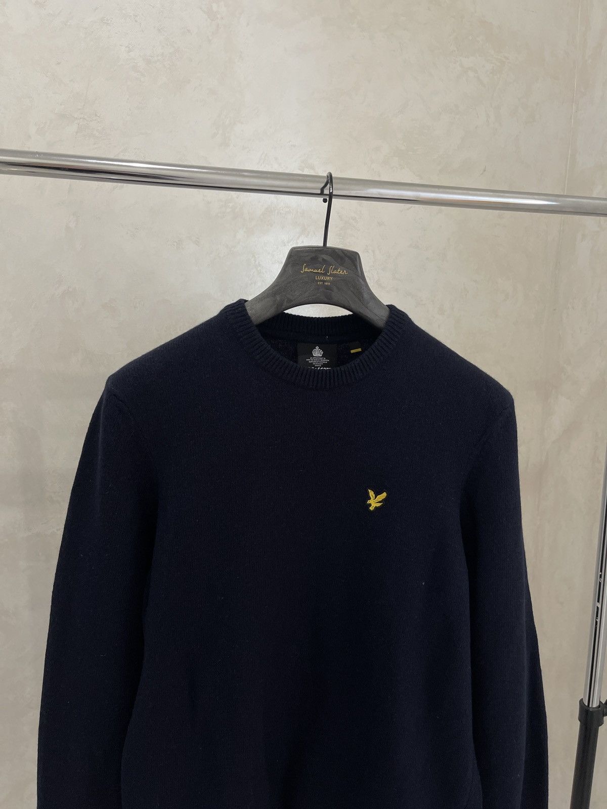 Lyle & Scott Vintage Knit Lyle & Scott Wool Casual Sweater blue Size US M / EU 48-50 / 2 - 2 Thumbnail