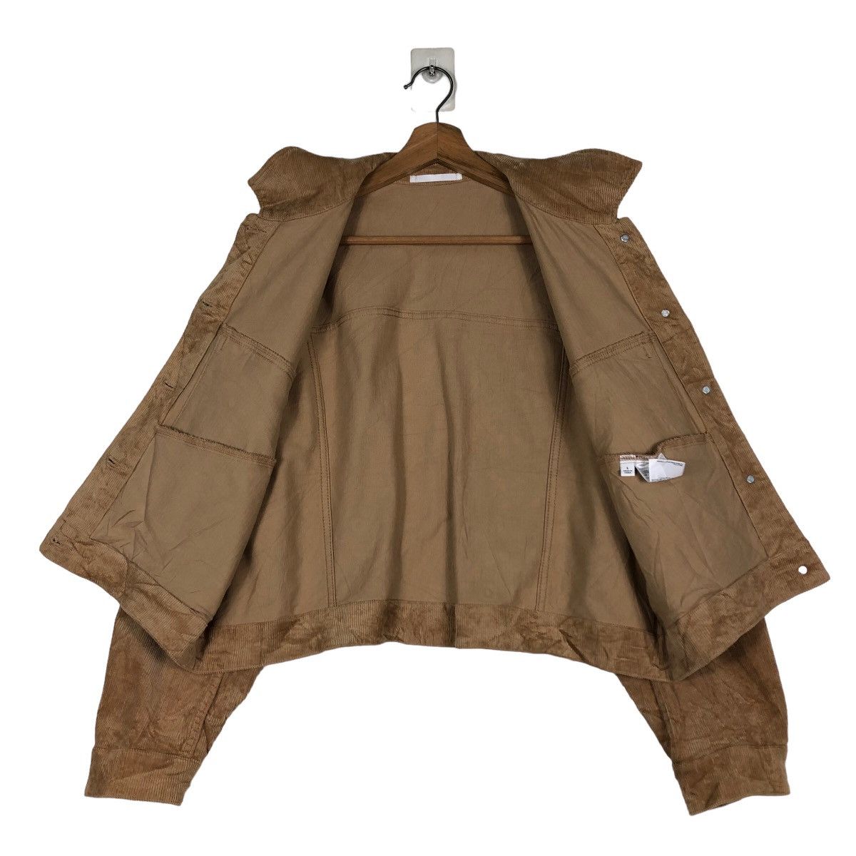 🔥Cropped Biker Jacket Corduroy Uniqlo Japan Issey Miyake