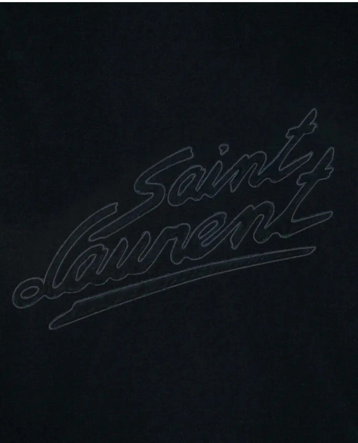 Saint Laurent Paris o1s1wg111224 Teddy Jacket in Cotton Velvet in Dark Green Size US XL / EU 56 / 4 - 3 Thumbnail