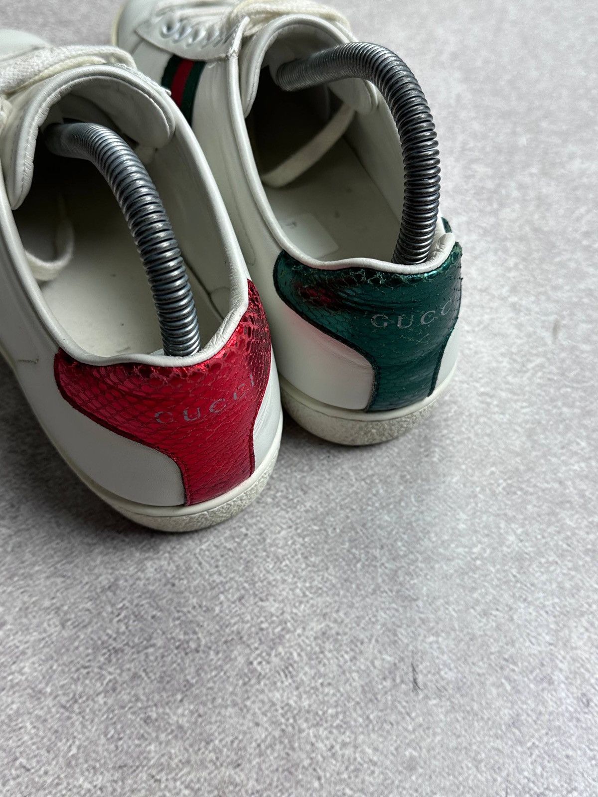 Gucci Gucci Ace Womans Low Top Leather Sneakers Rare Size US 6 / IT 36 - 6 Thumbnail