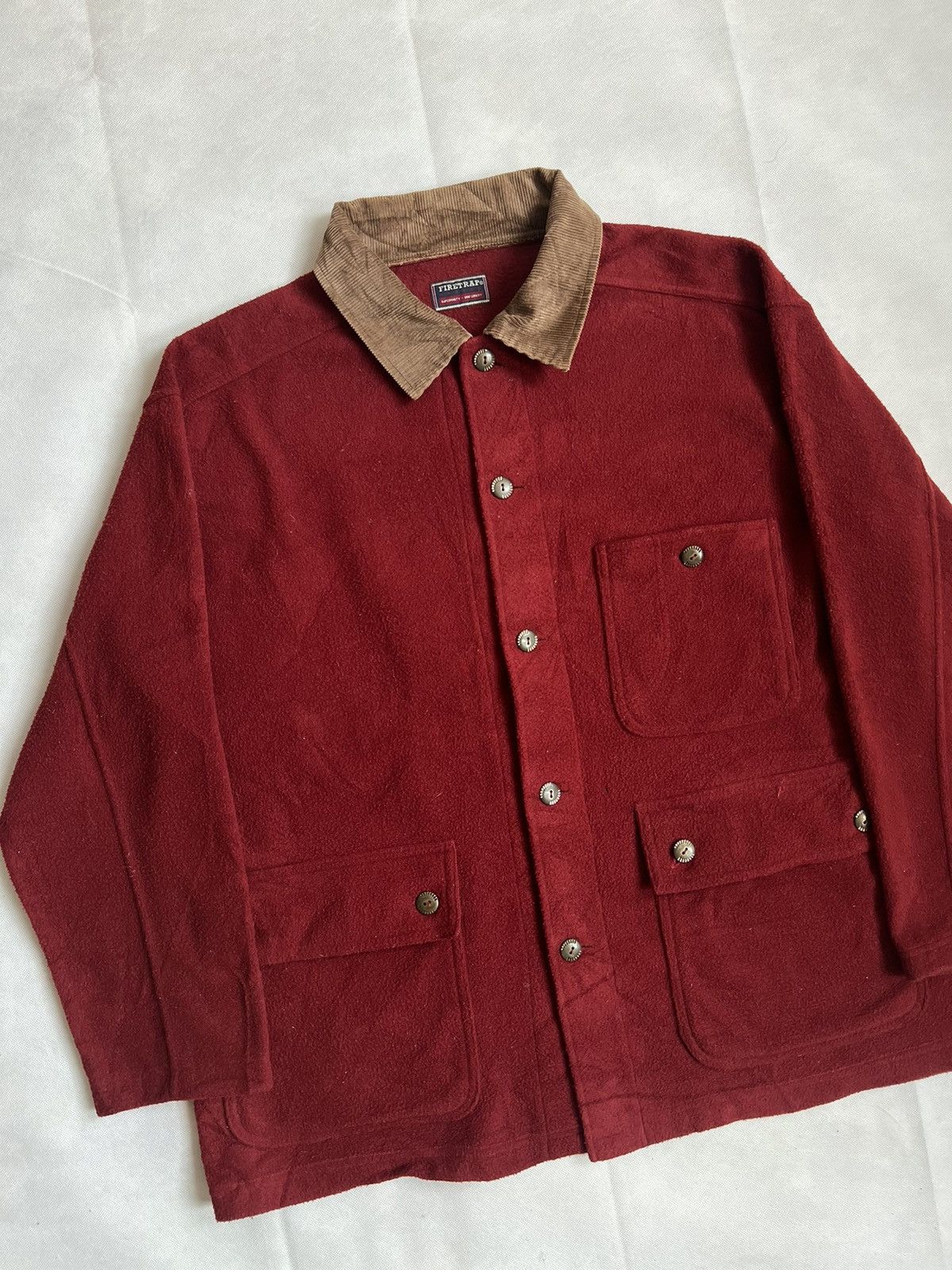 Japanese Brand Firetrap Wool Japanese Brand Chore Jacket Size US XL / EU 56 / 4 - 6 Thumbnail