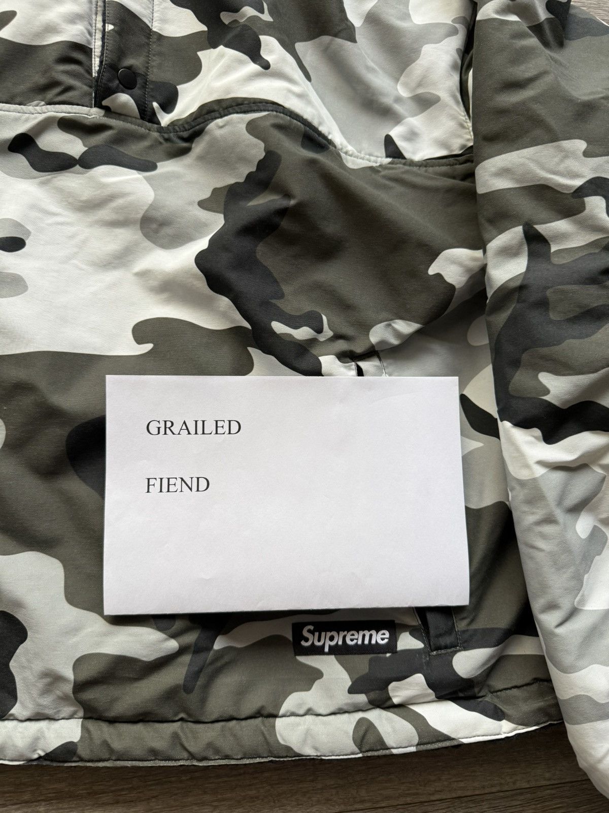 Supreme Supreme Polartec Black/Camo Pullover Size US L / EU 52-54 / 3 - 3 Thumbnail