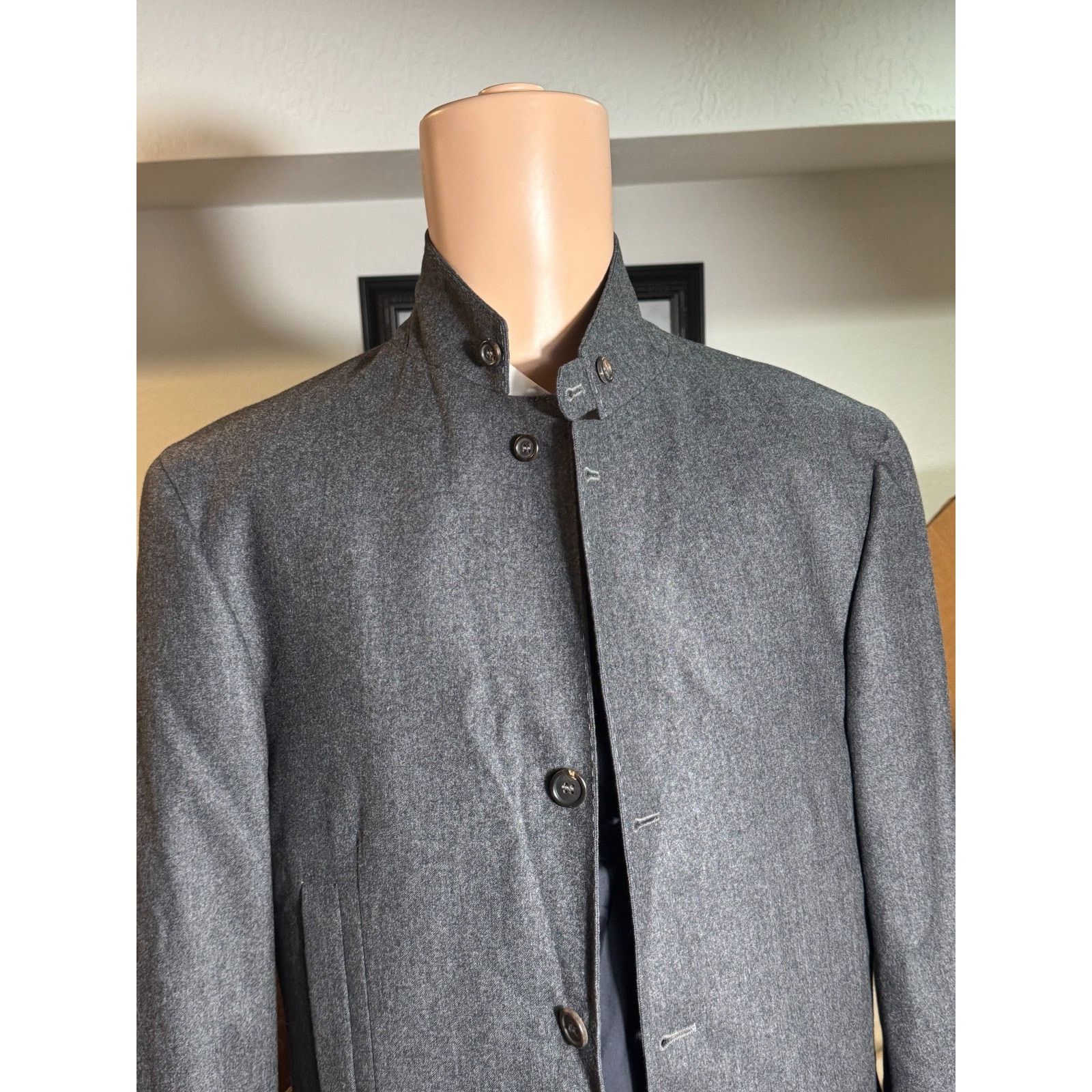 Brunello Cucinelli Brunello Cucinelli Hybrid Gray Cashmere Blazer Nylon Vest 52 Size US L / EU 52-54 / 3 - 3 Thumbnail