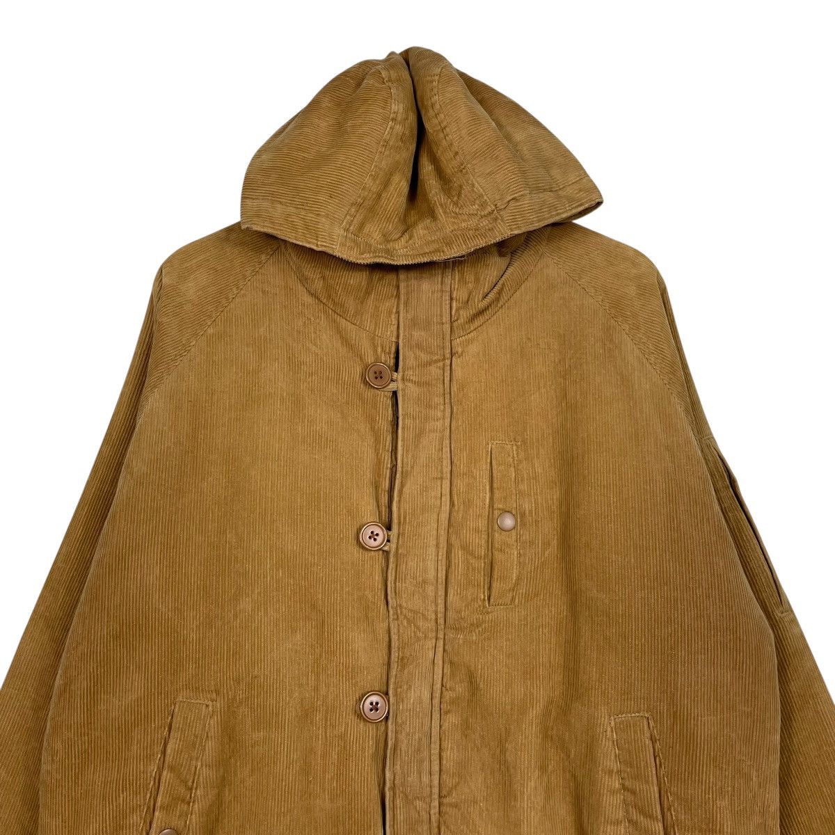 Japanese Brand Japanese Brand SOC Hooded Corduroy Jacket Size US L / EU 52-54 / 3 - 2 Thumbnail