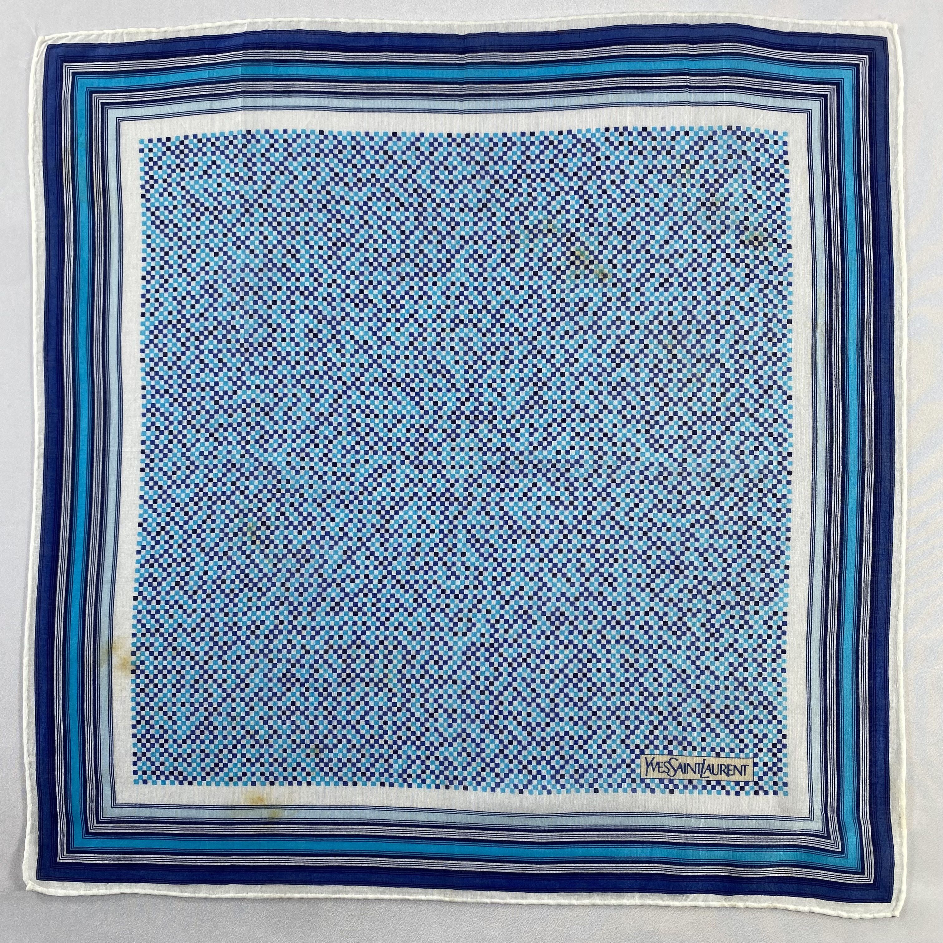 Vintage Yves Saint Laurent Bandana/ Handkerchief / Neckerchief-P1313 Size ONE SIZE - 1 Thumbnail