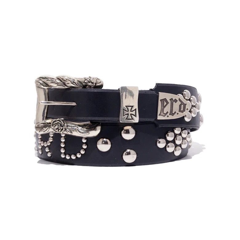 Enfants Riches Deprimes ENFANTS RICHES DEPRIMES - Stud Belt Black Size 36 - 1 Thumbnail