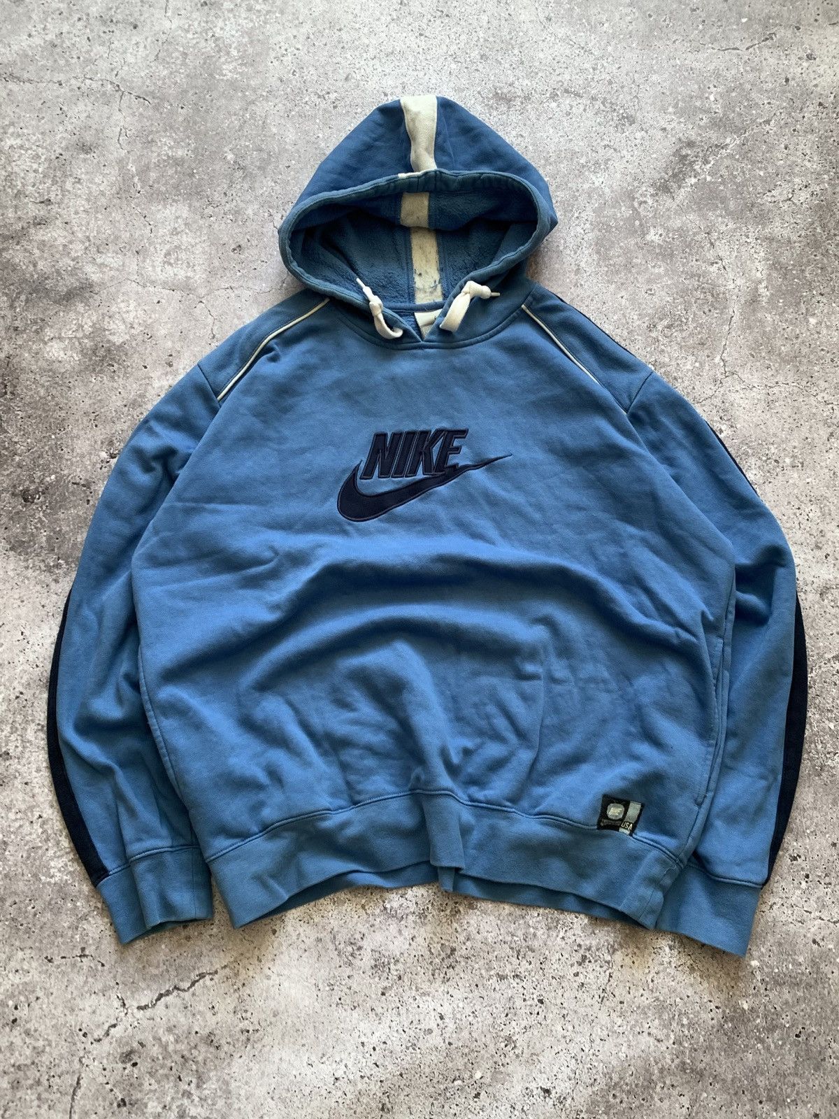 Nike 🔥VINTAGE NIKE 00’s BOX LOGO HOODIE Size US L / EU 52-54 / 3 - 1 Thumbnail
